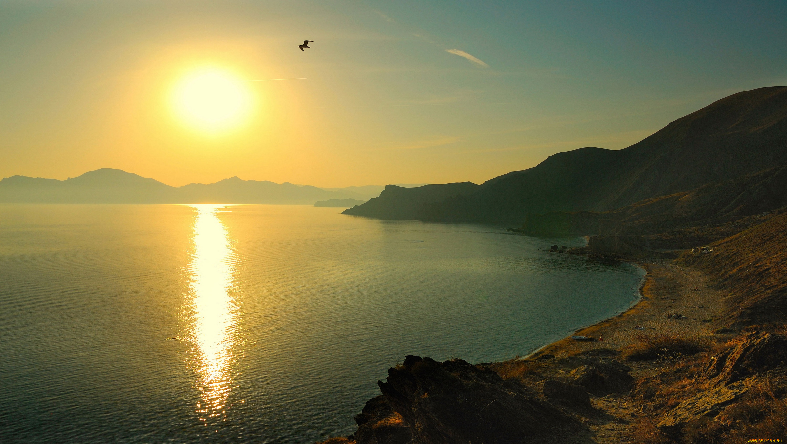 природа, восходы, закаты, крым, солнце