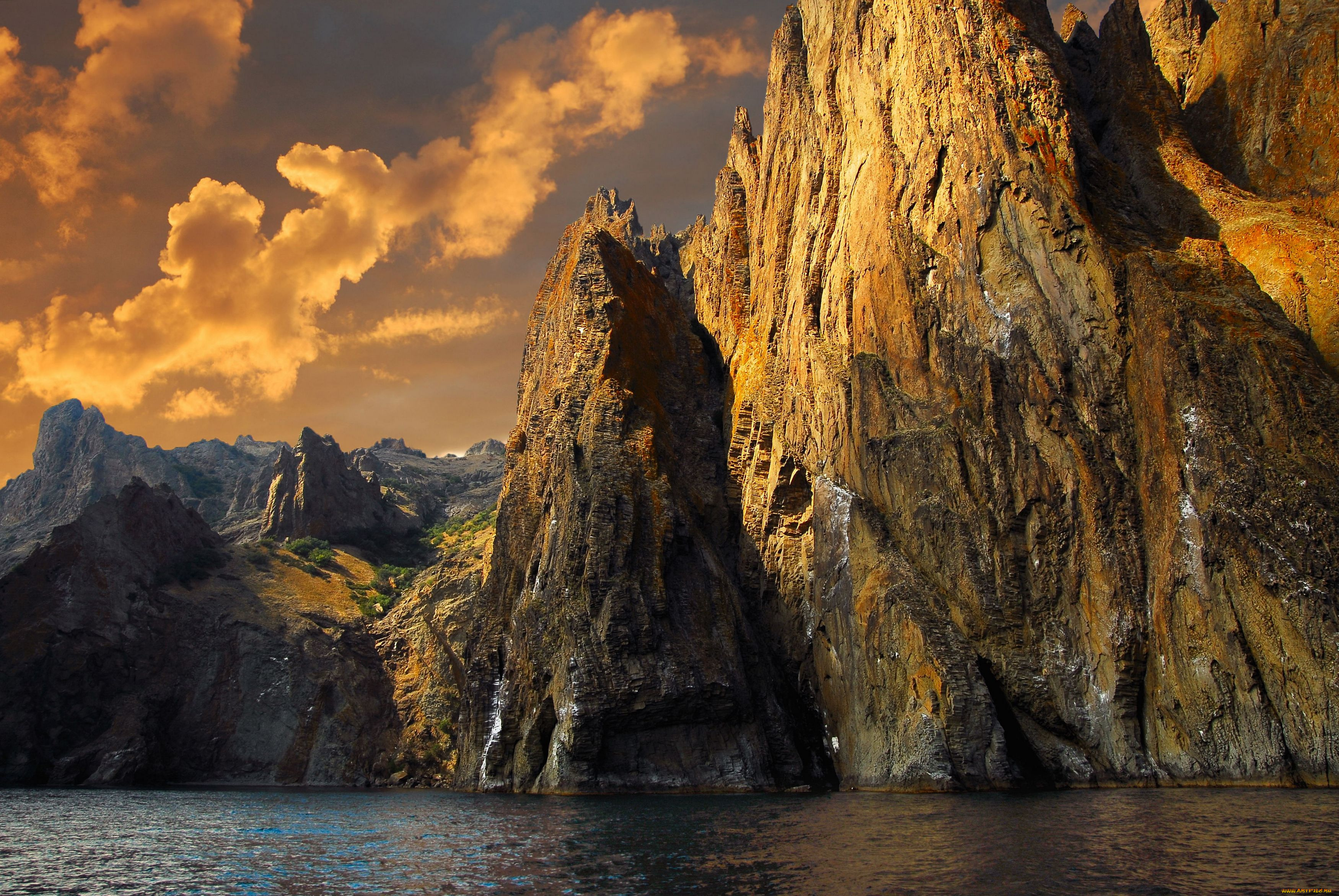 природа, горы, скалы