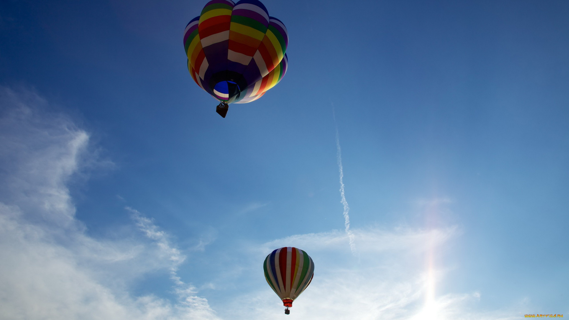 авиация, воздушные, шары, небо, шары