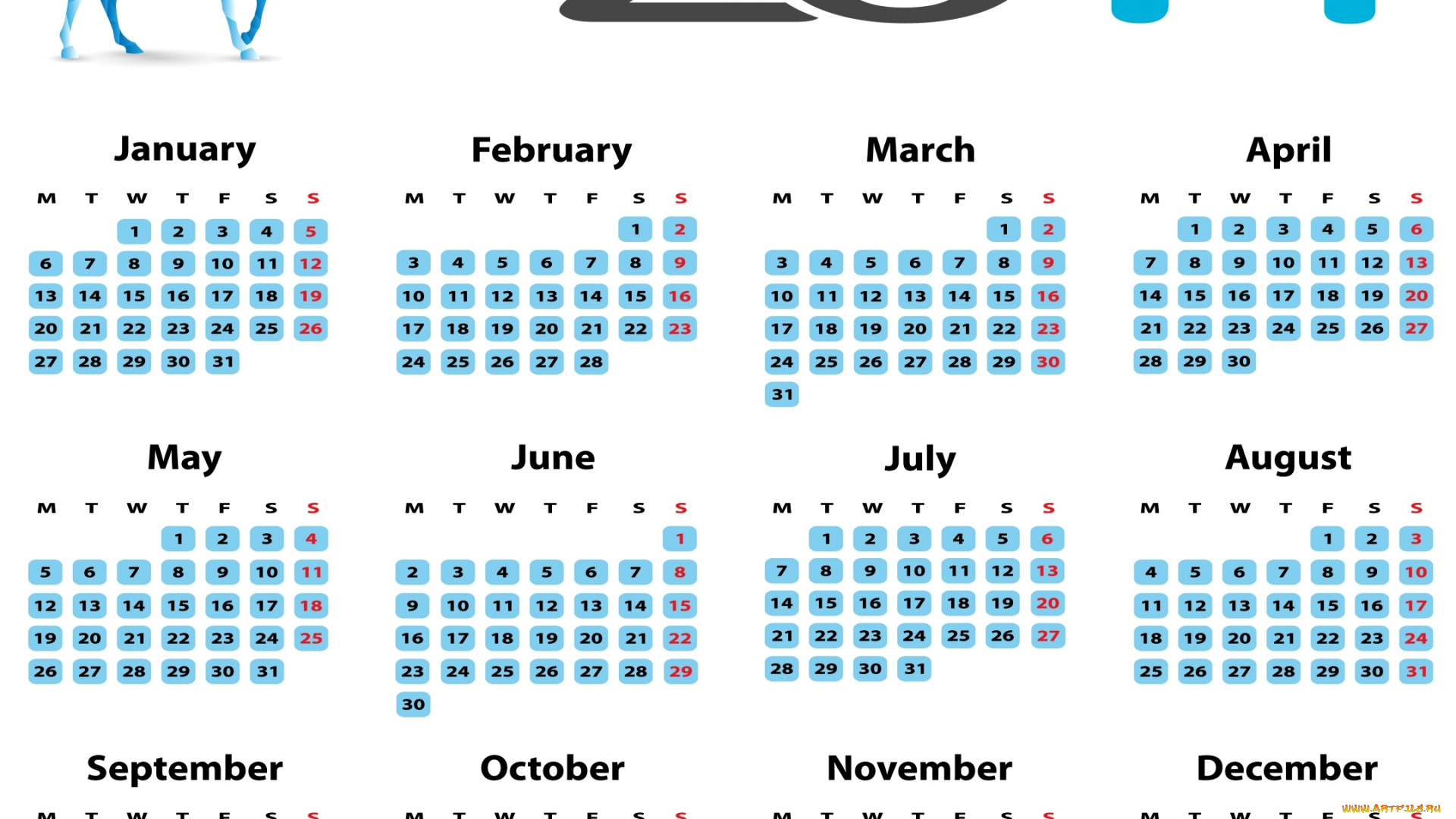 календари, -другое, цифры