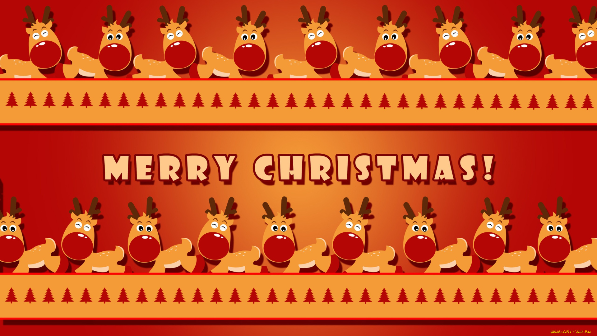 праздничные, векторная, графика, , новый, год, олени