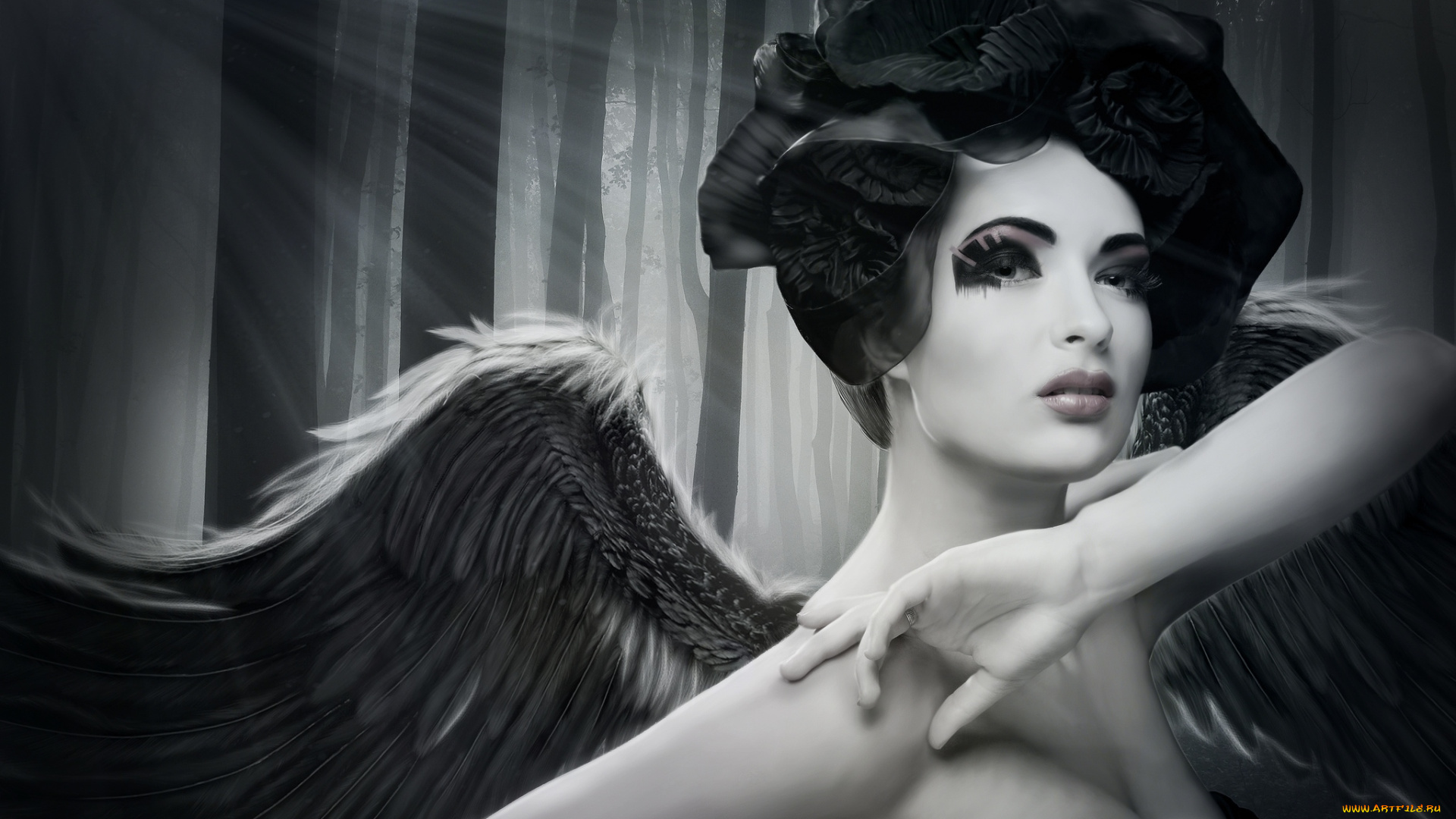 разное, компьютерный, дизайн, крылья