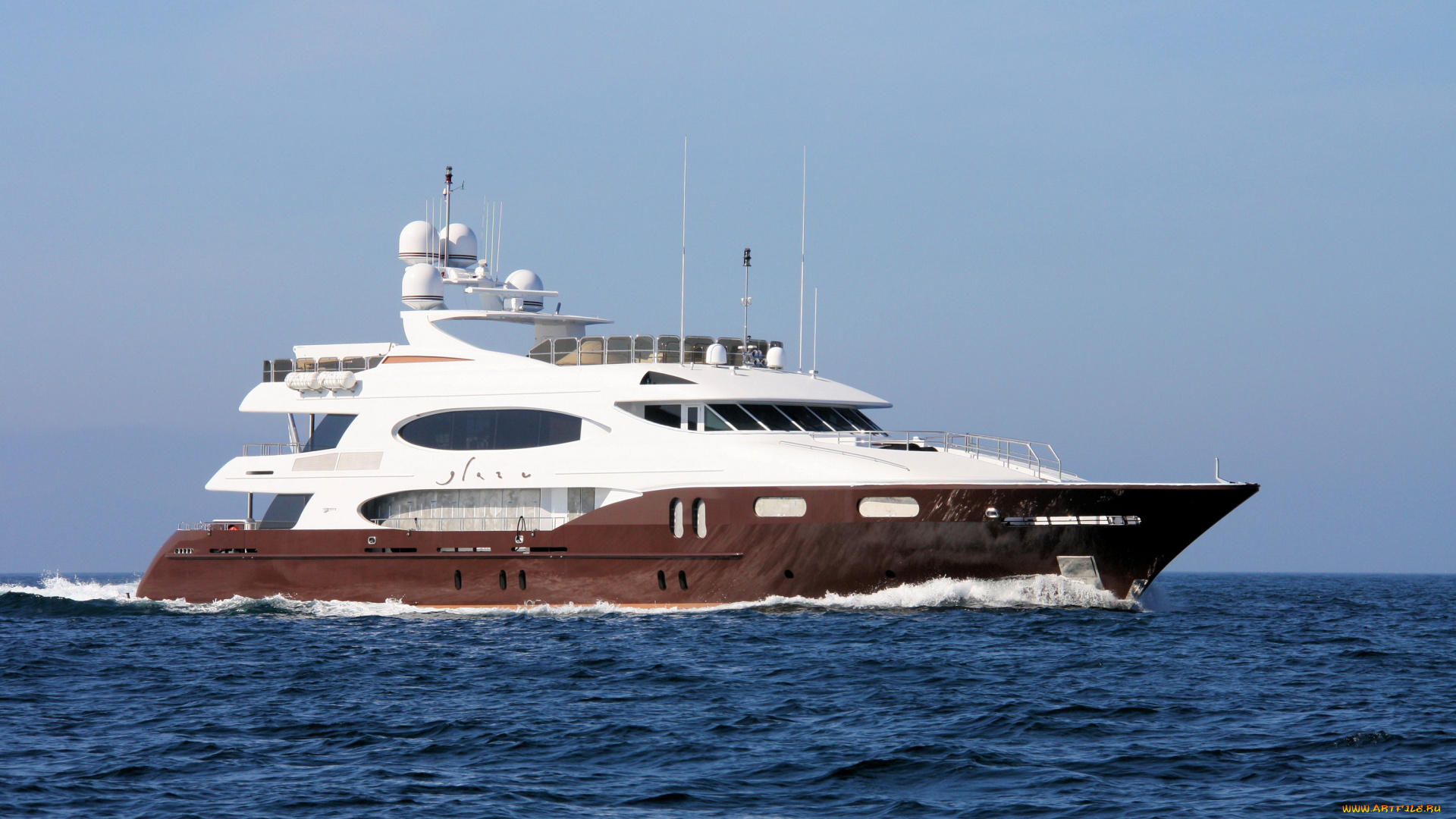 superyacht, glaze, корабли, Яхты, роскошная, море, яхта