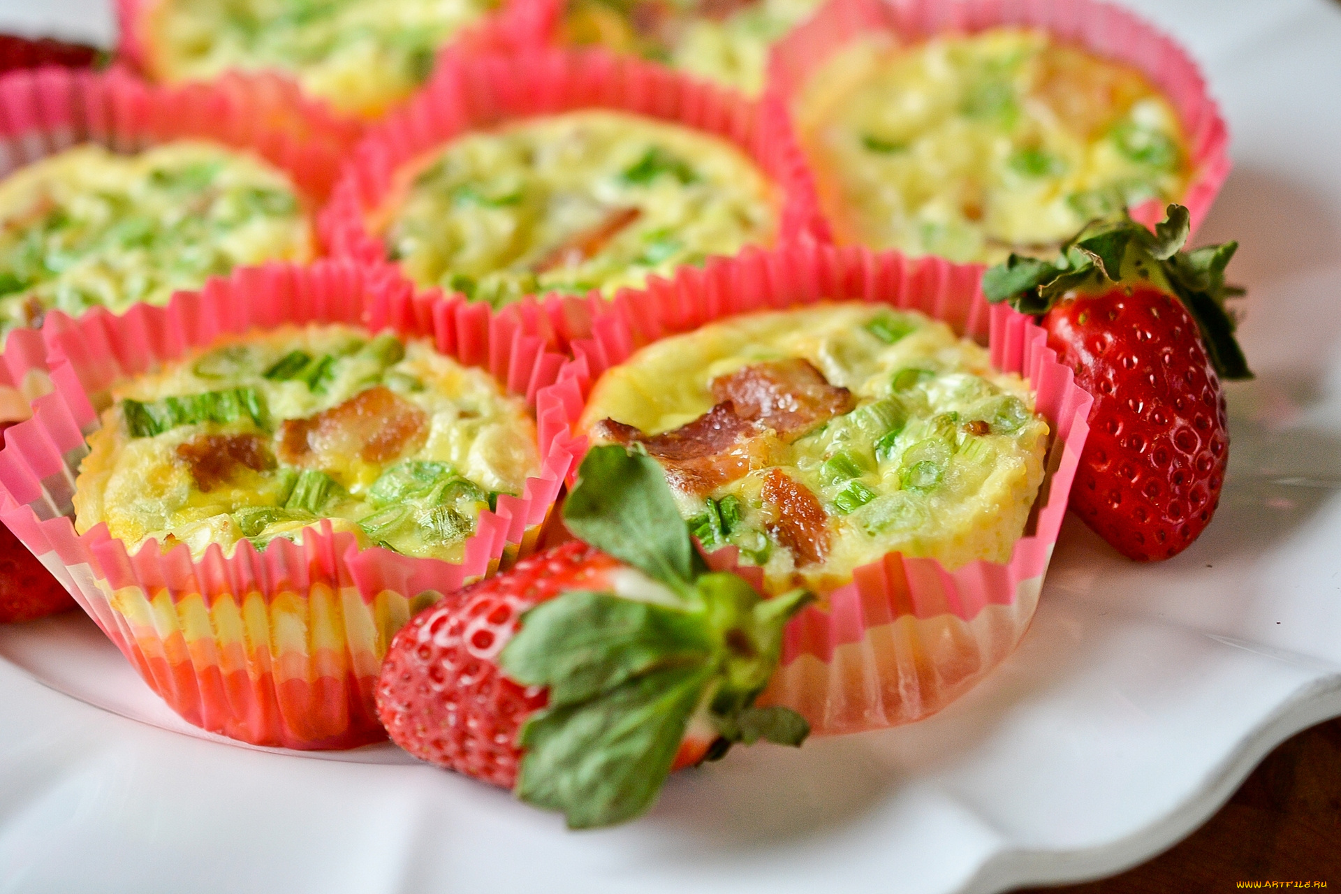 muffin-cup, souffles, еда, пирожные, , кексы, , печенье, кексы, закуска, клубника