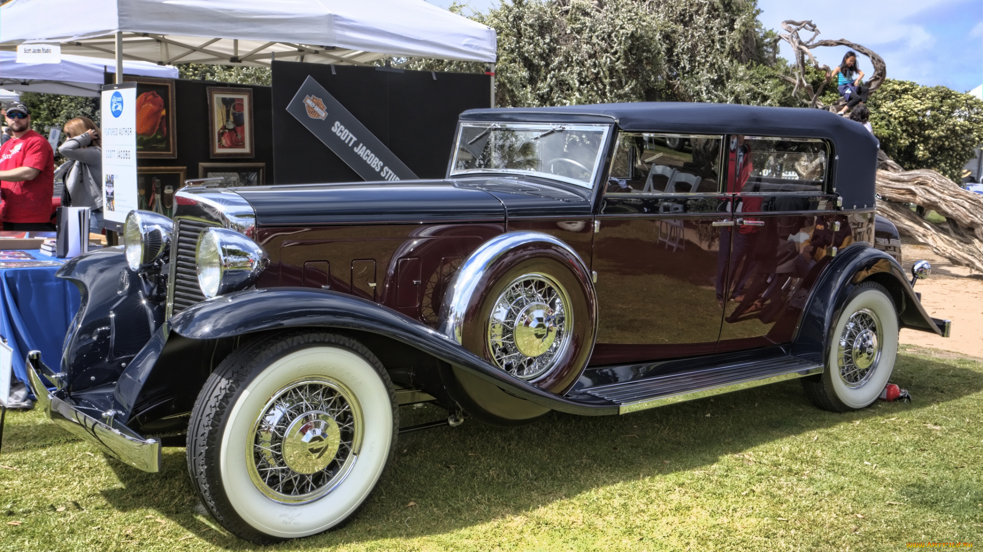 1931, marmon, 16, lebaron, convertible, sedan, автомобили, выставки, и, уличные, фото, выставка, автошоу
