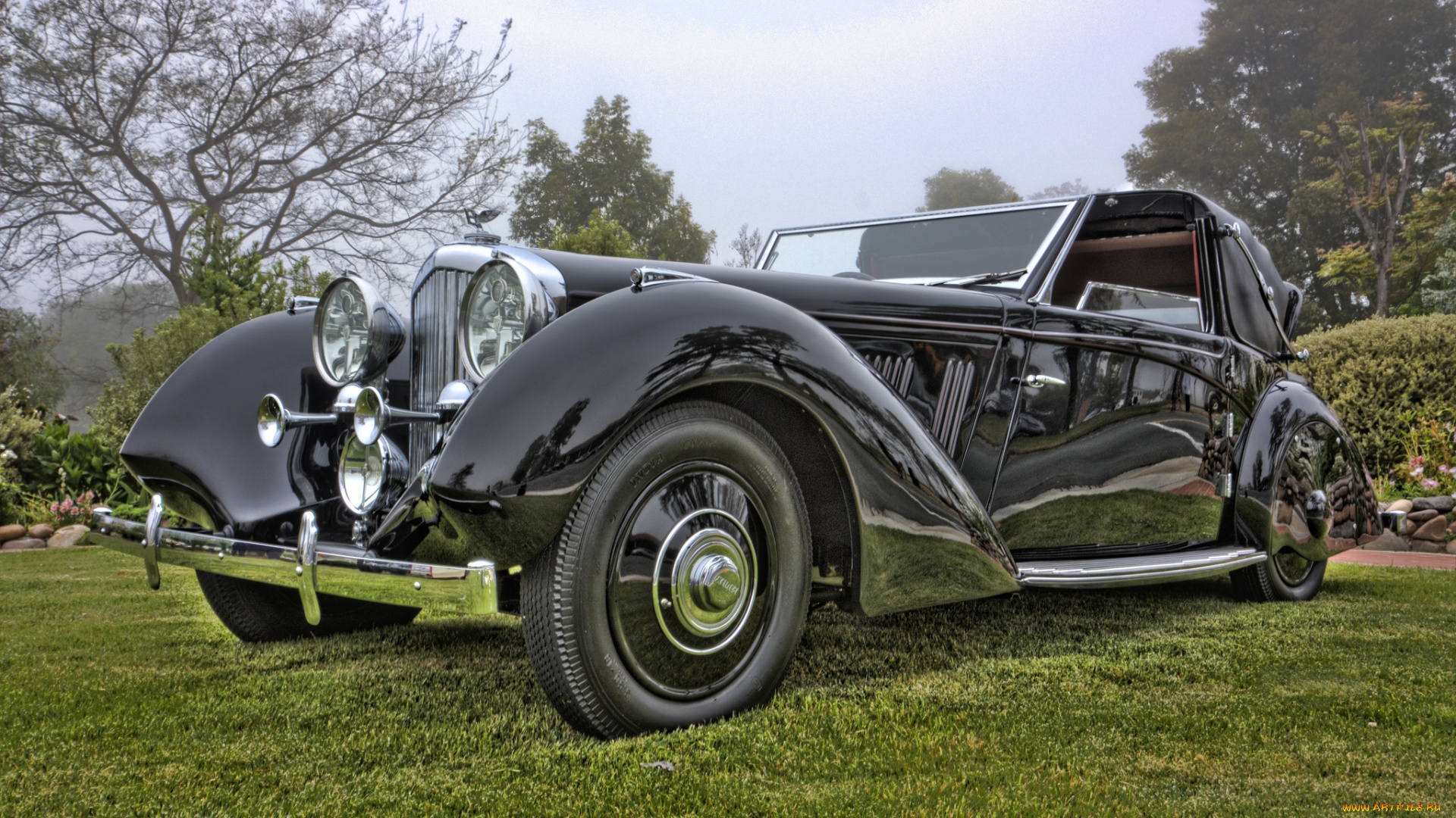1936, bentley, 3, 12, litre, windover, sedanca, de, ville, автомобили, классика, выставка, автошоу