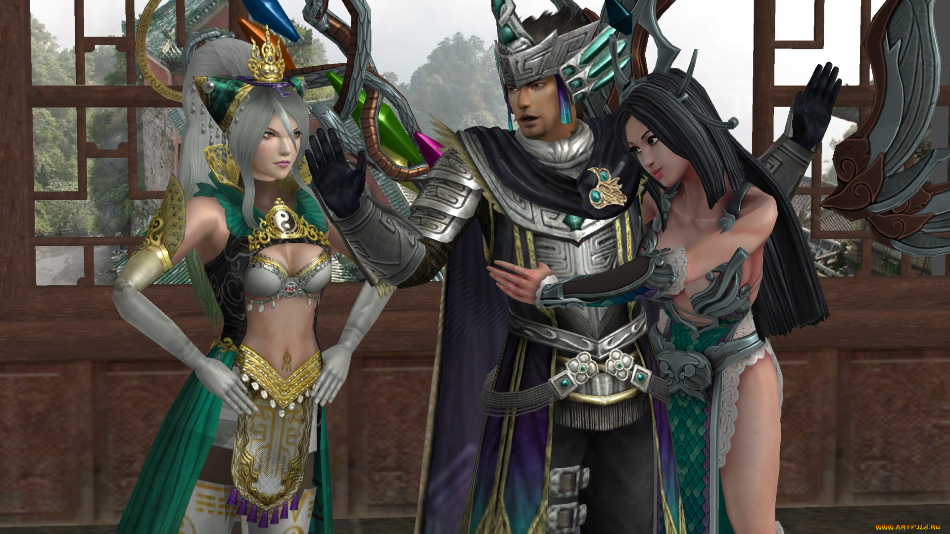 3д, графика, фантазия, , fantasy, мужчина, фон, взгляд, девушки