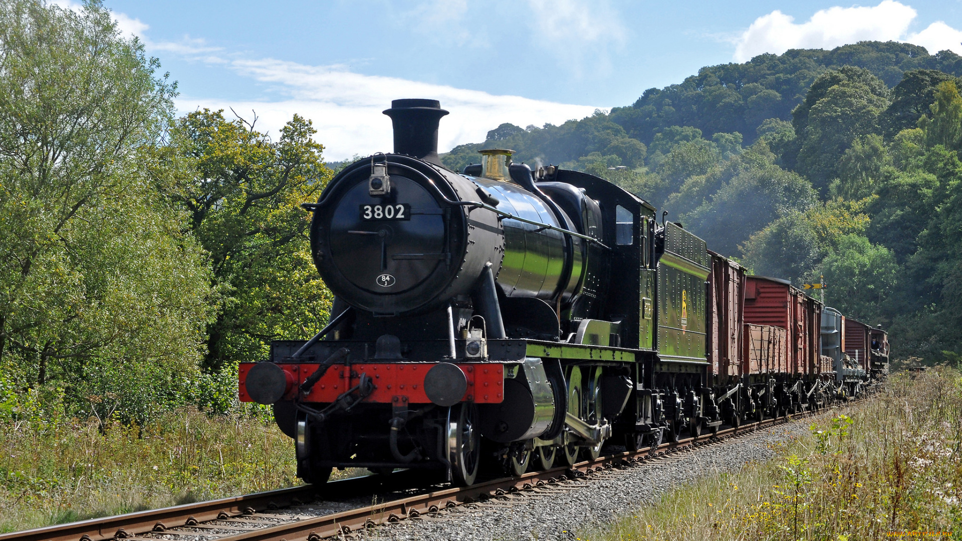 техника, паровозы, паровоз, дорога, железная