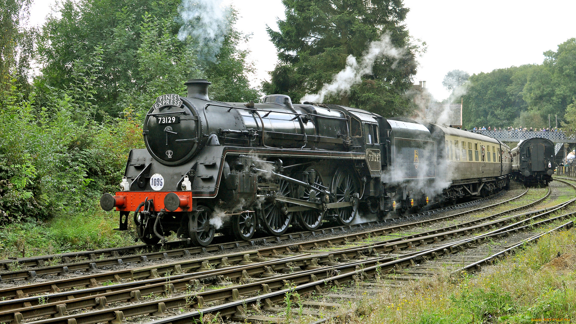 техника, паровозы, паровоз, дорога, железная