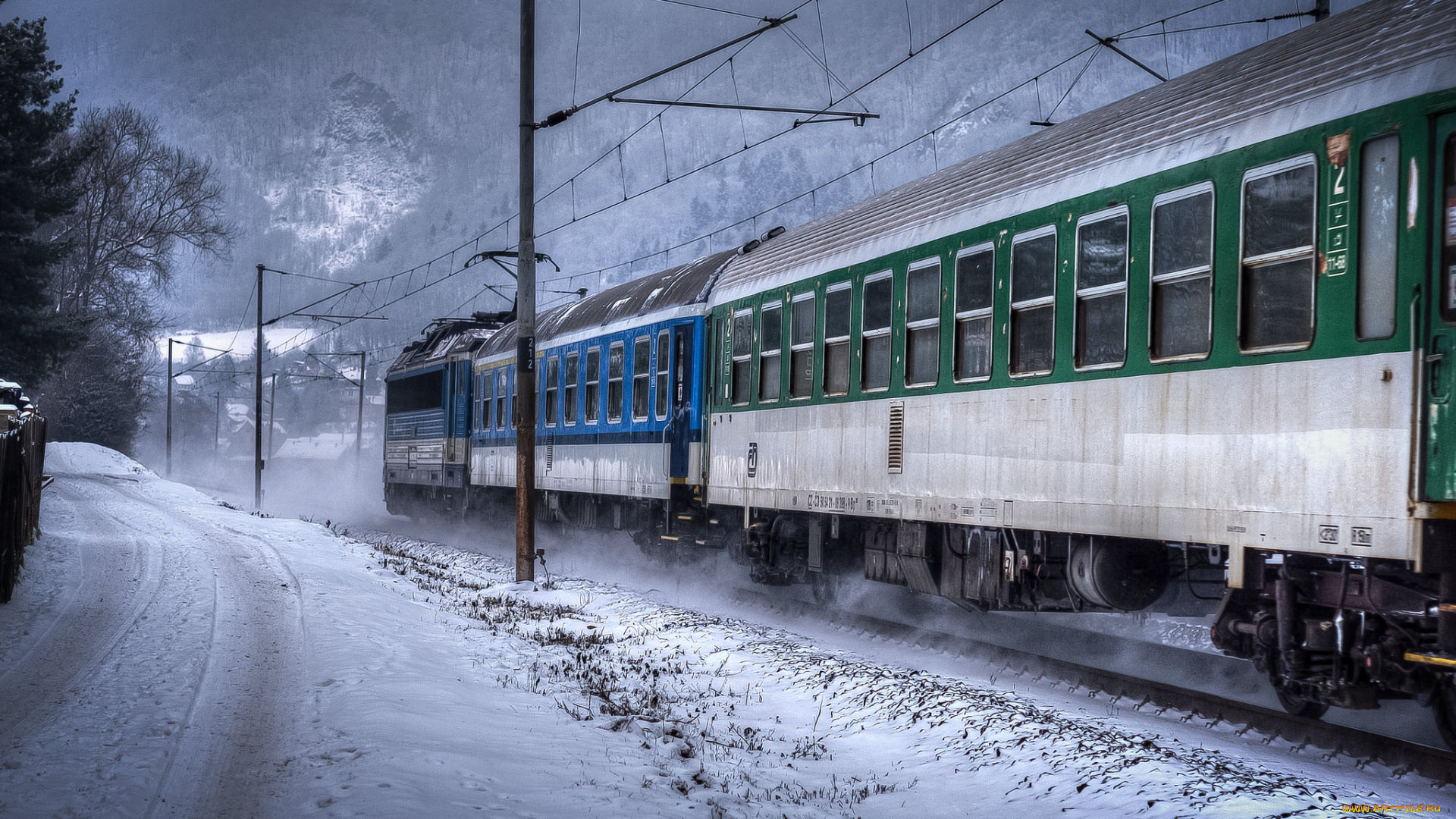 техника, вагоны, железная, дорога, локомотив, состав