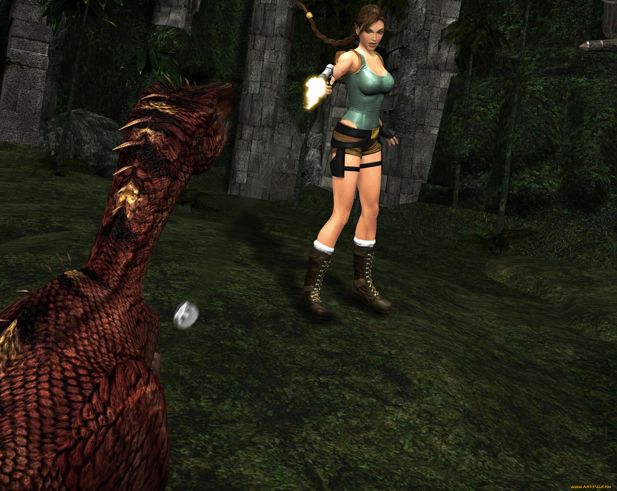 3д, графика, эльфы, , elves, эльфийка, взгляд, фон, оружие, дракон