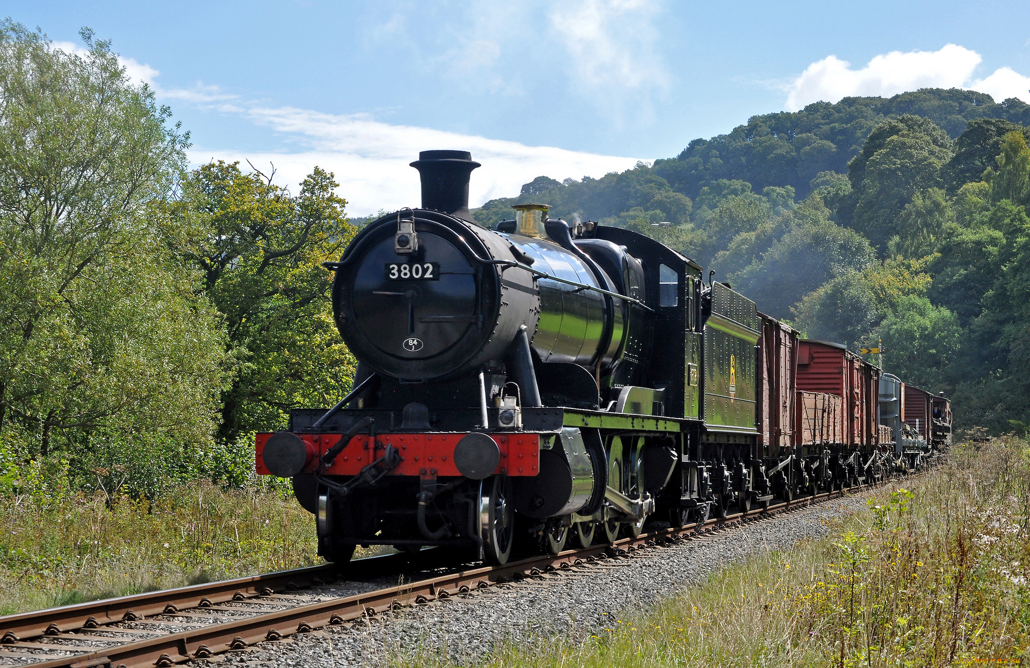 техника, паровозы, паровоз, дорога, железная