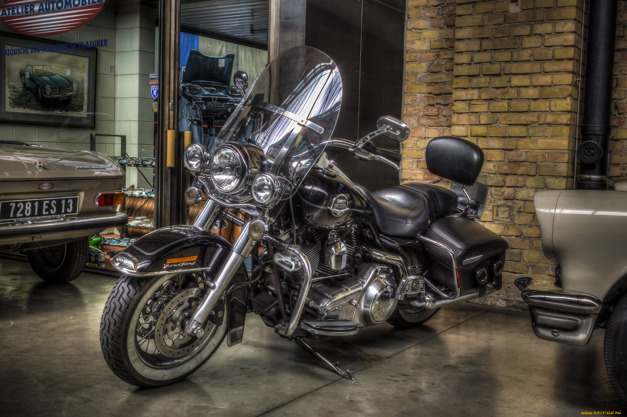 harlay, davidson, roadking, мотоциклы, harley-davidson, байк