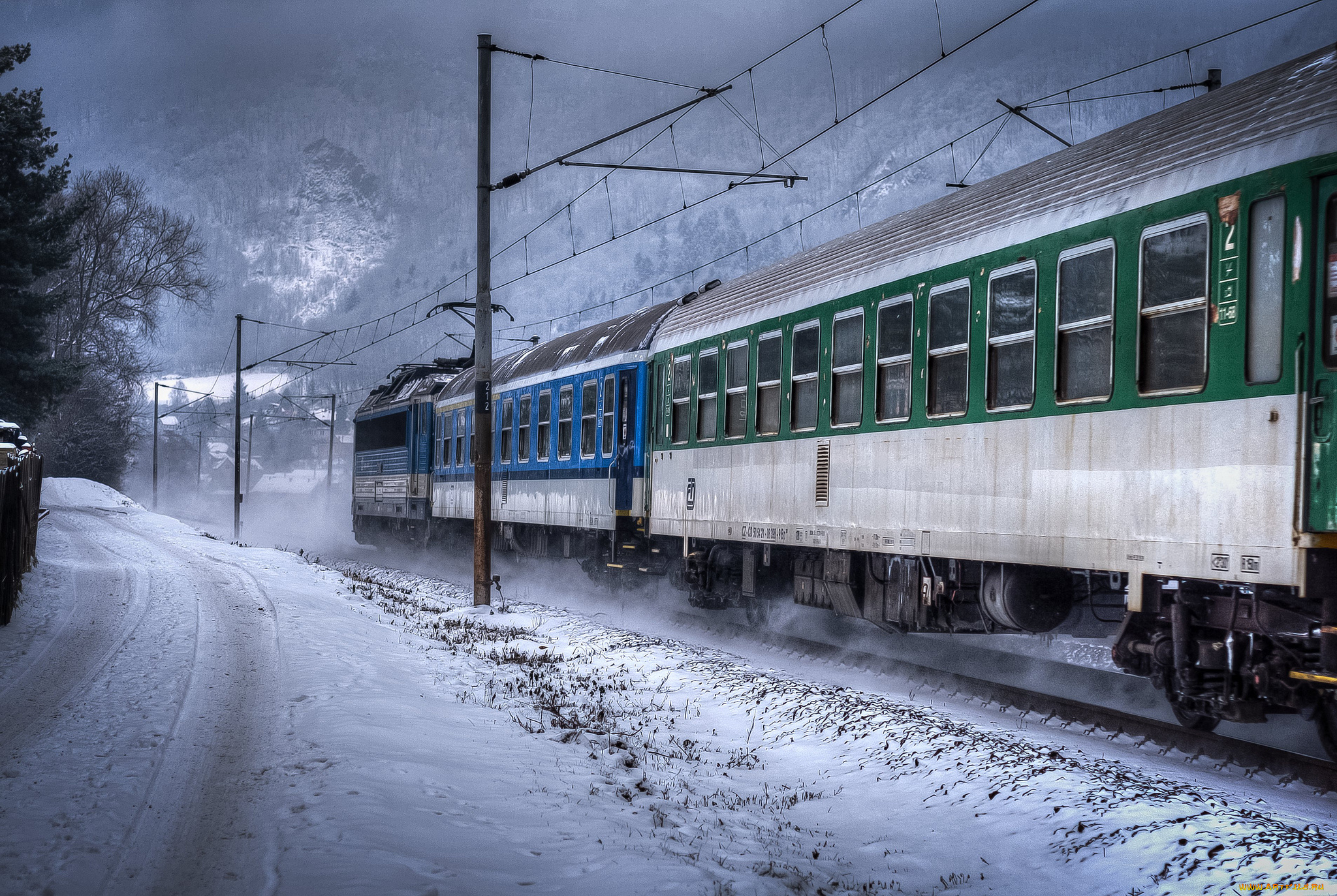 техника, вагоны, железная, дорога, локомотив, состав