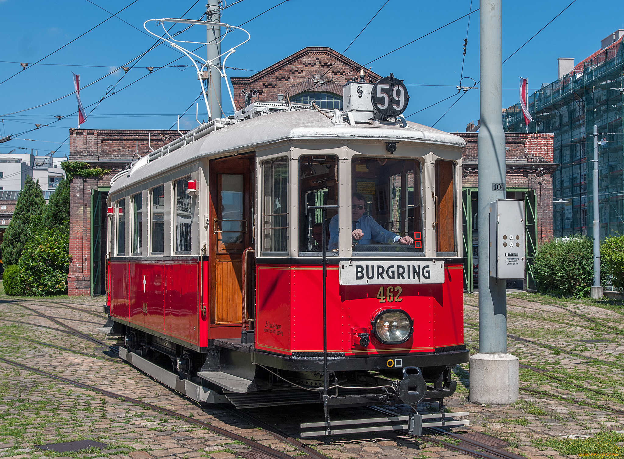 техника, трамваи, трамвай, город, рельсы