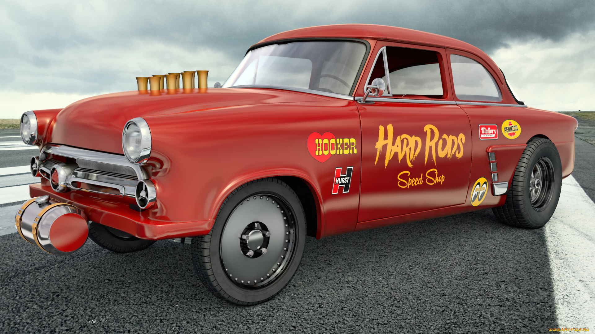 автомобили, 3д, автомобиль, фон