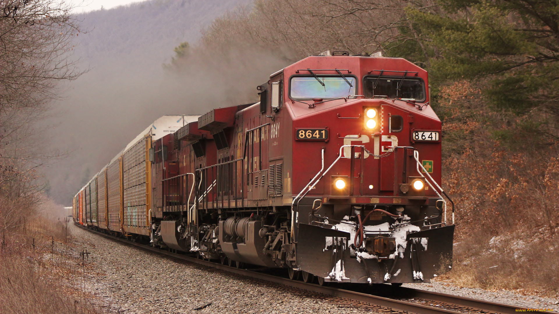 техника, поезда, локомотив, рельсы, дорога, состав, железная