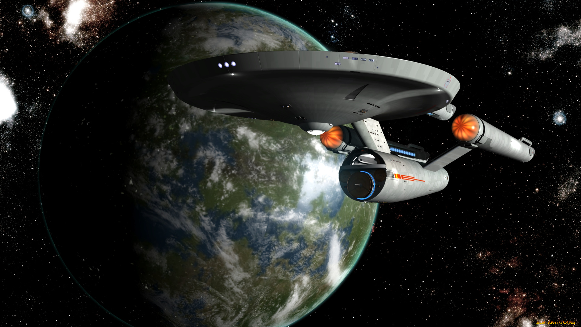 видео, игры, star, trek, online, космический, корабль, полет, вселенная, планета