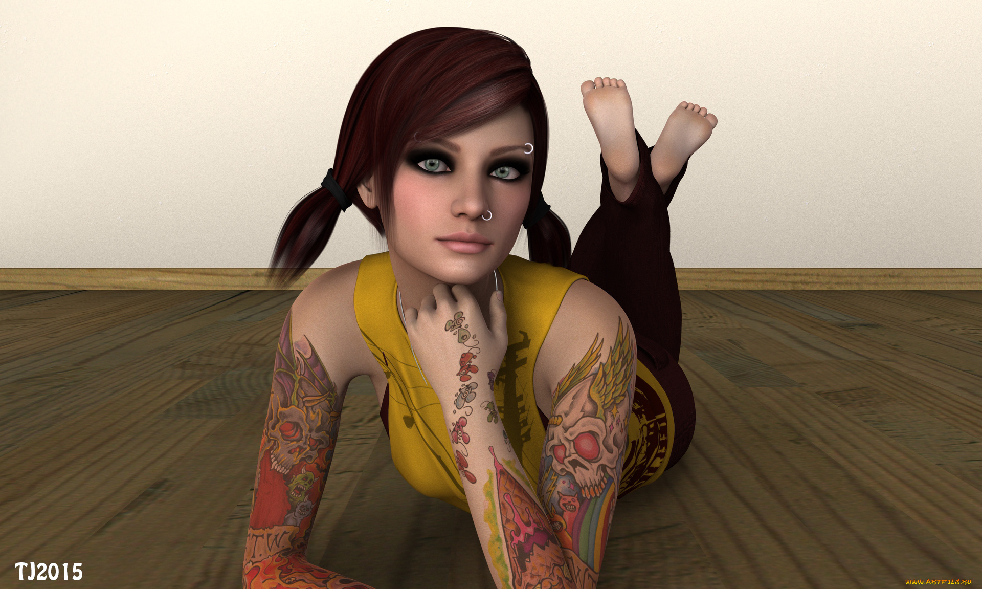 3д, графика, люди, , people, фон, взгляд, девушка