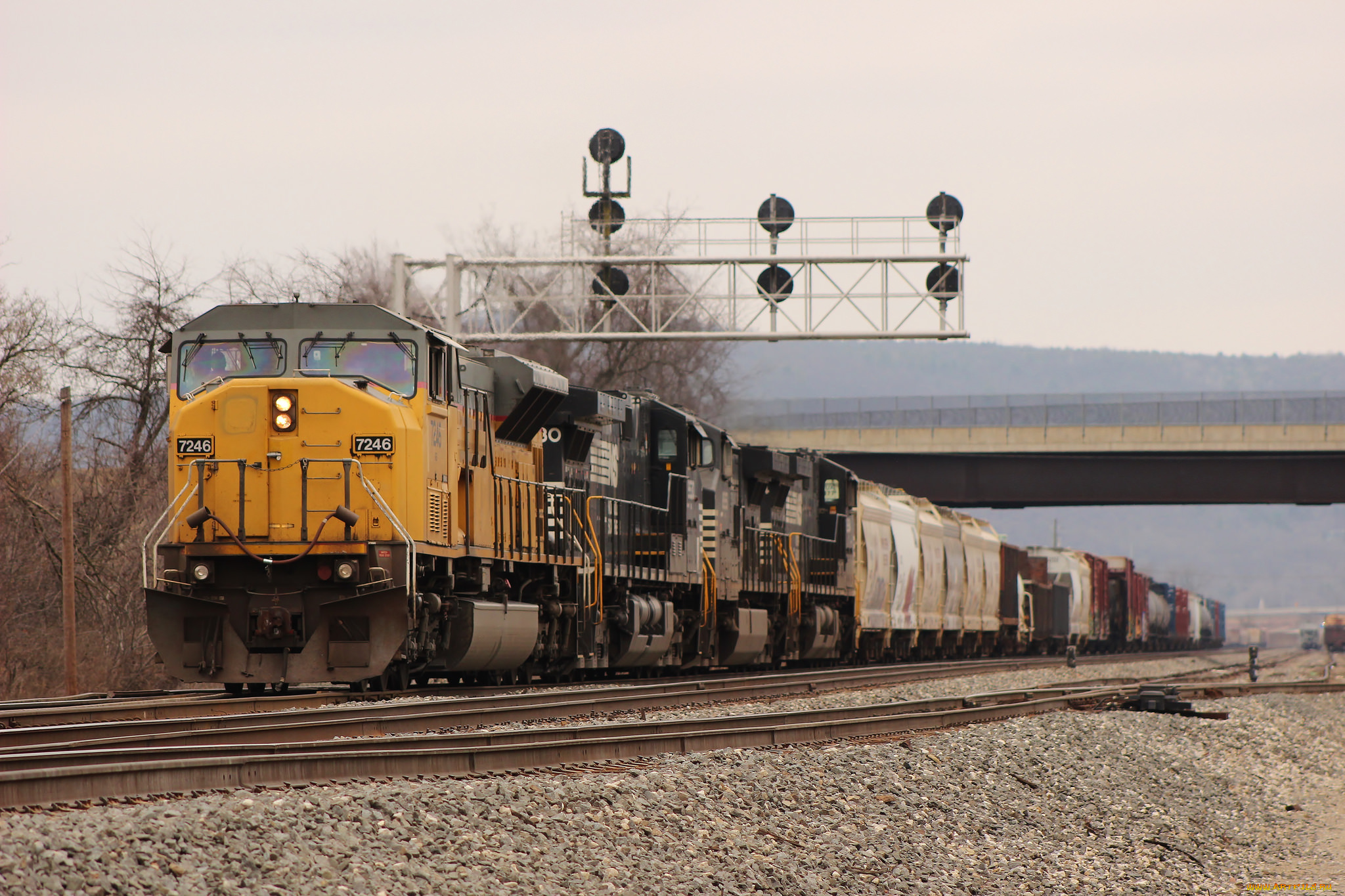 техника, поезда, дорога, состав, железная, локомотив, рельсы