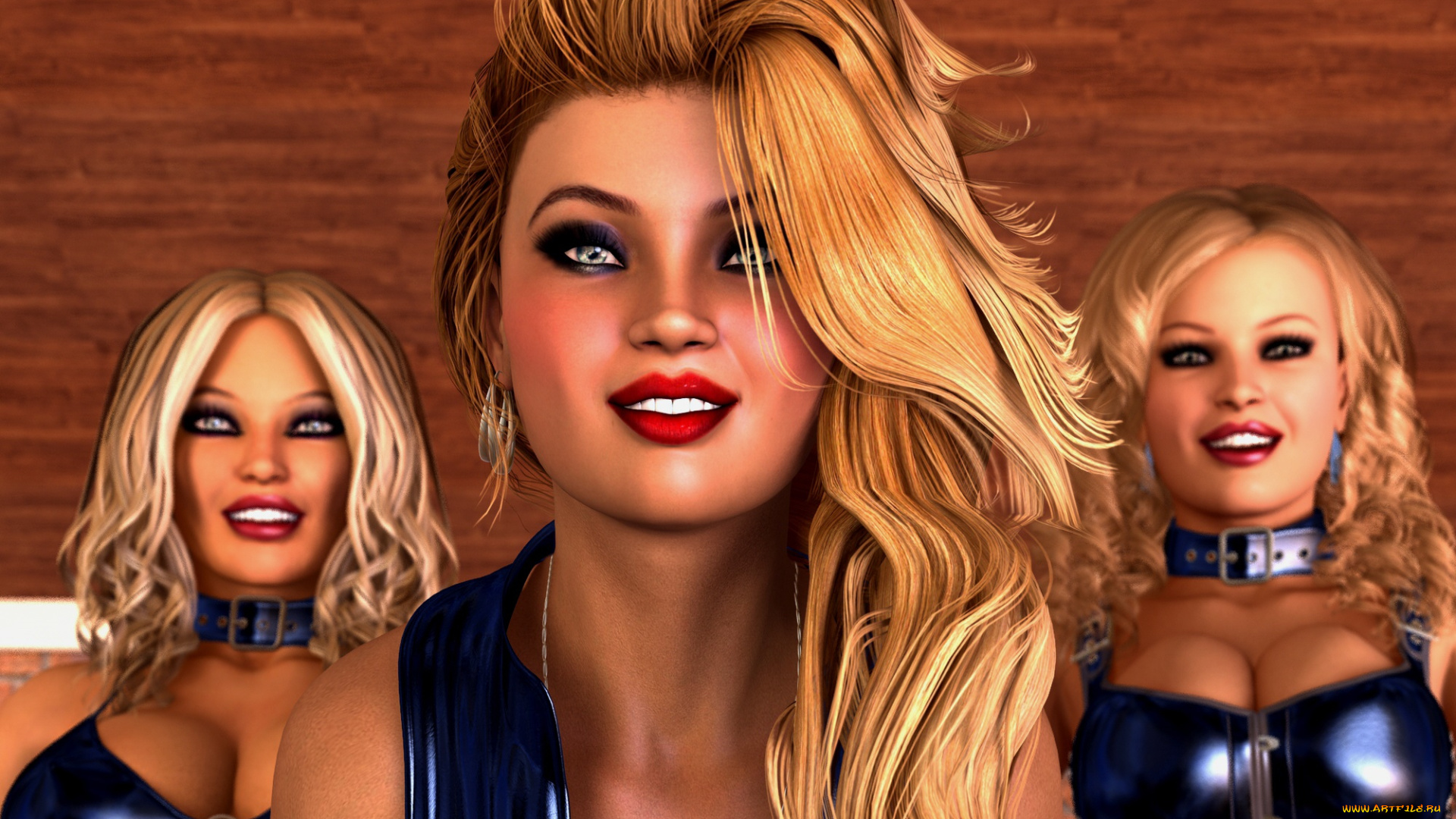 3д, графика, портрет, , portraits, девушка, взгляд, фон