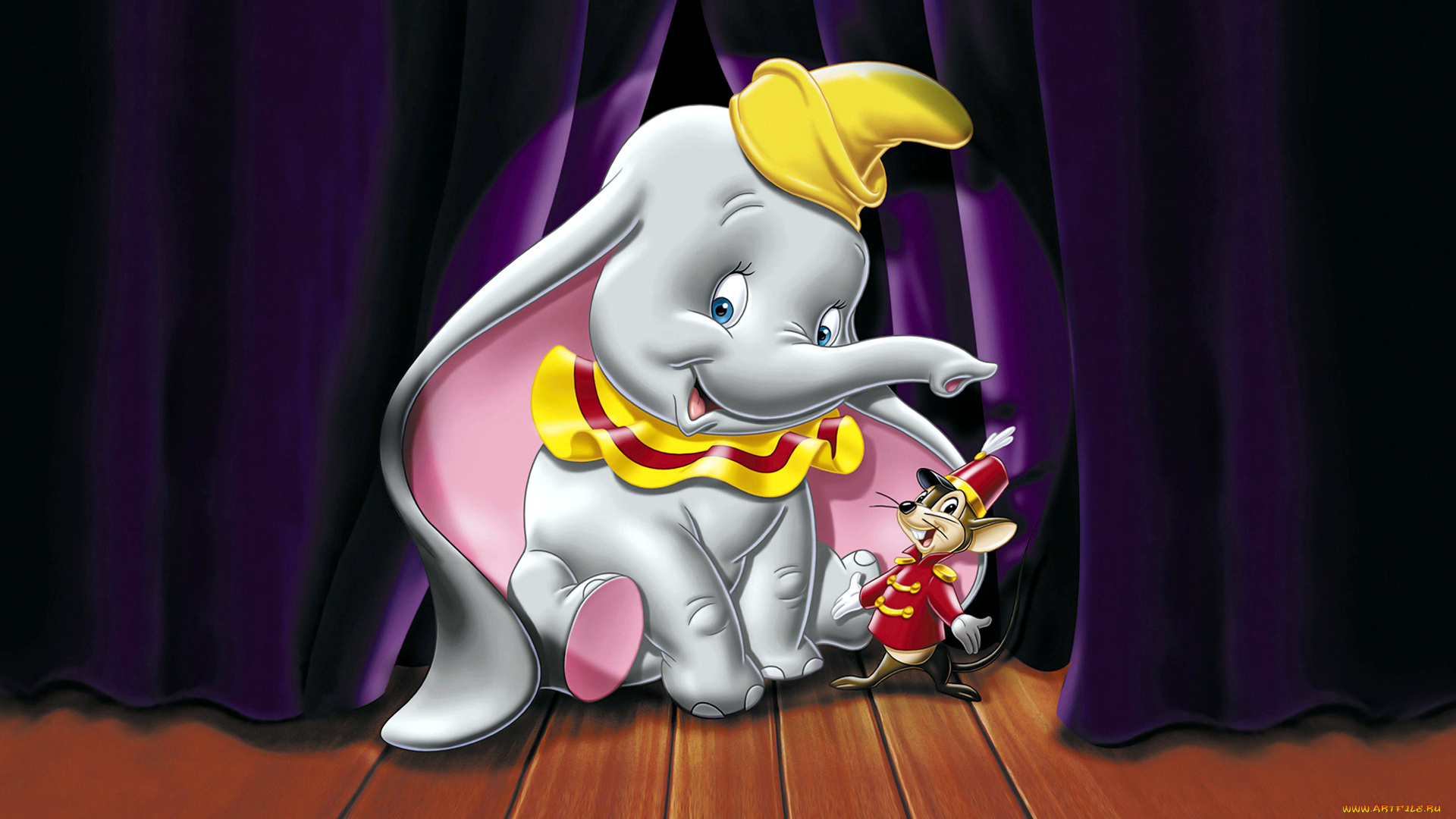 мультфильмы, dumbo, фон, слон