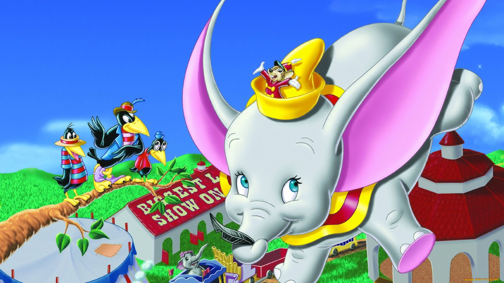 мультфильмы, dumbo, слон