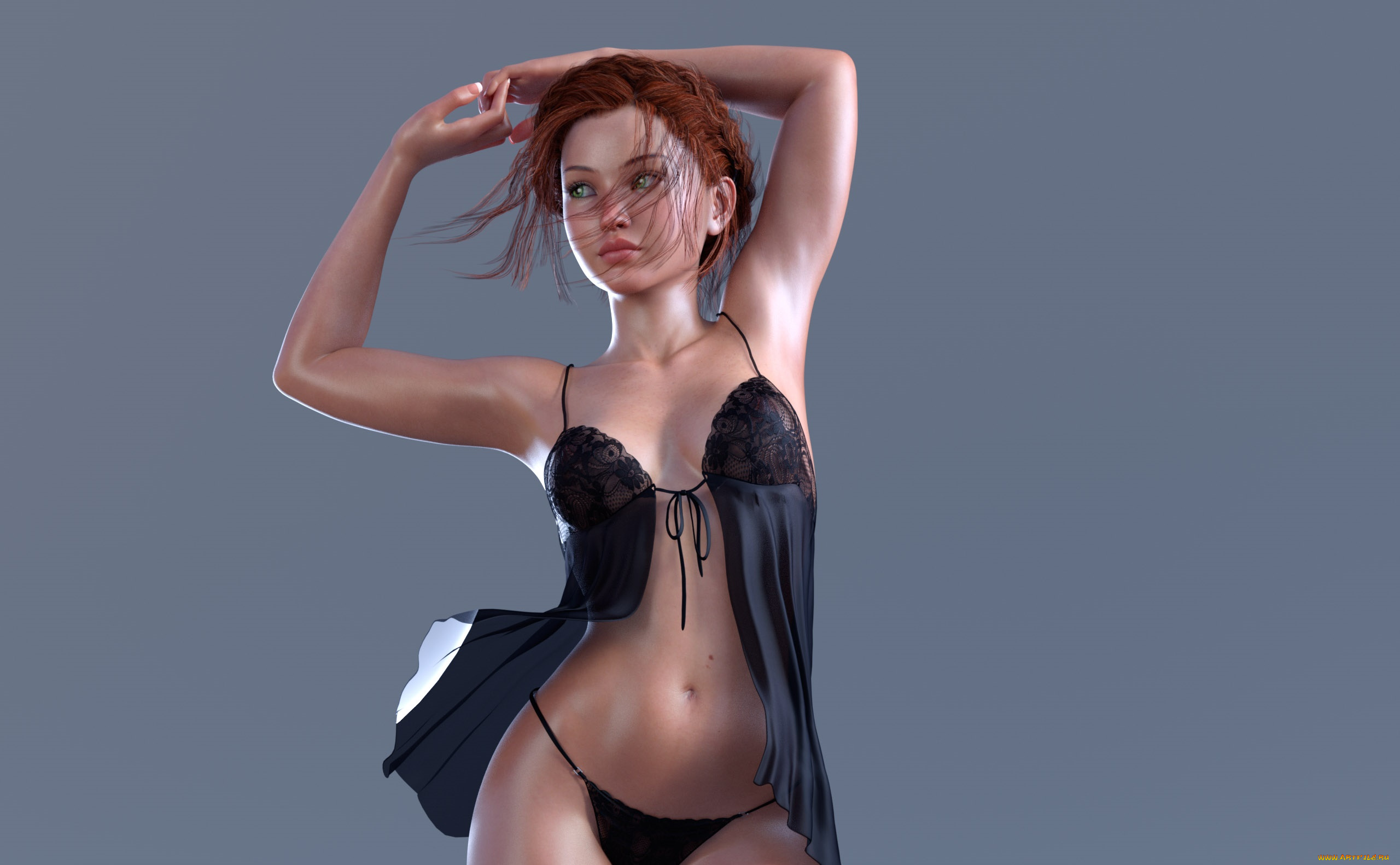 3д, графика, люди, , people, девушка, взгляд, фон