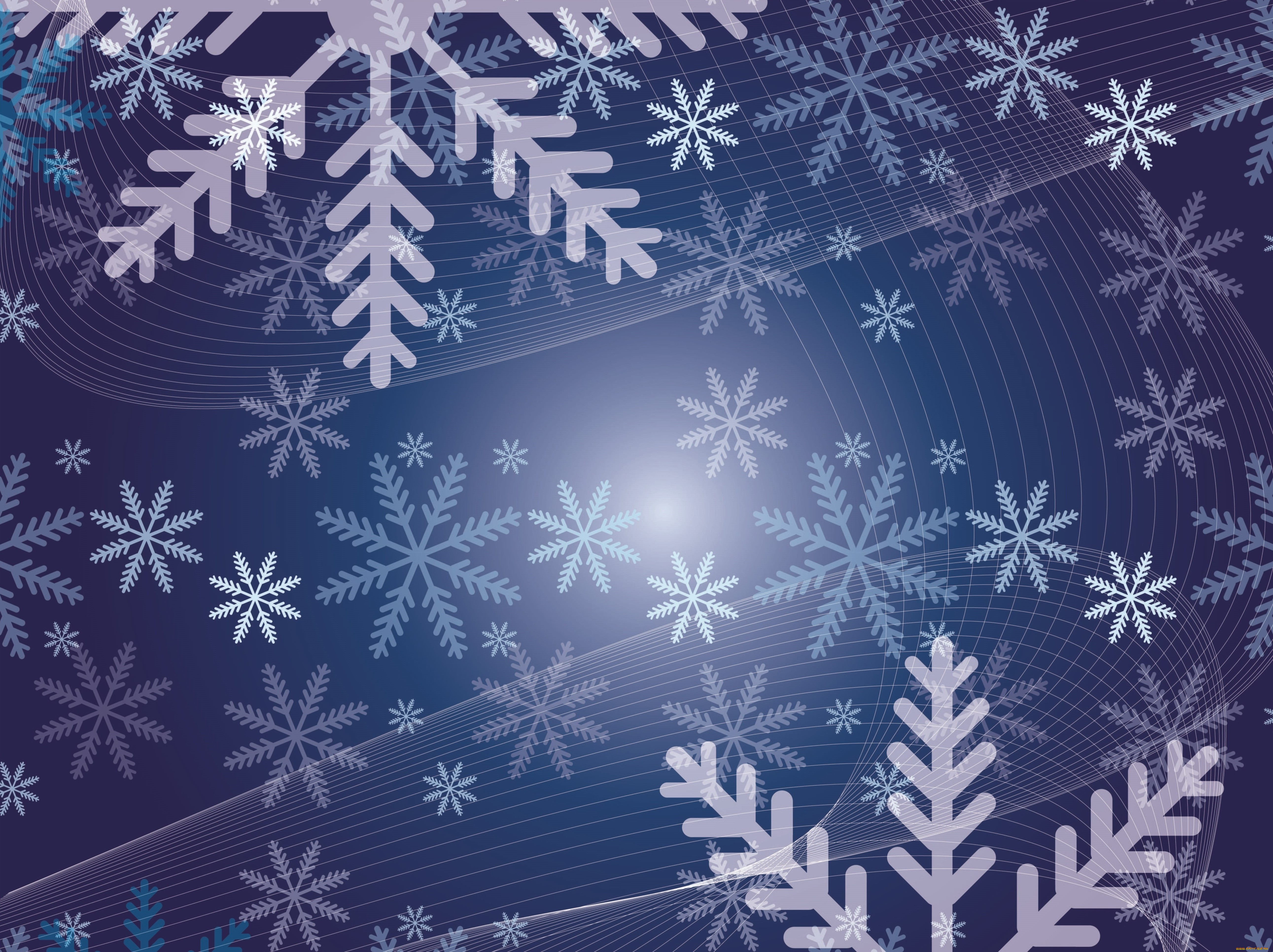 векторная, графика, природа, , nature, снежинки, цвета, фон, узор