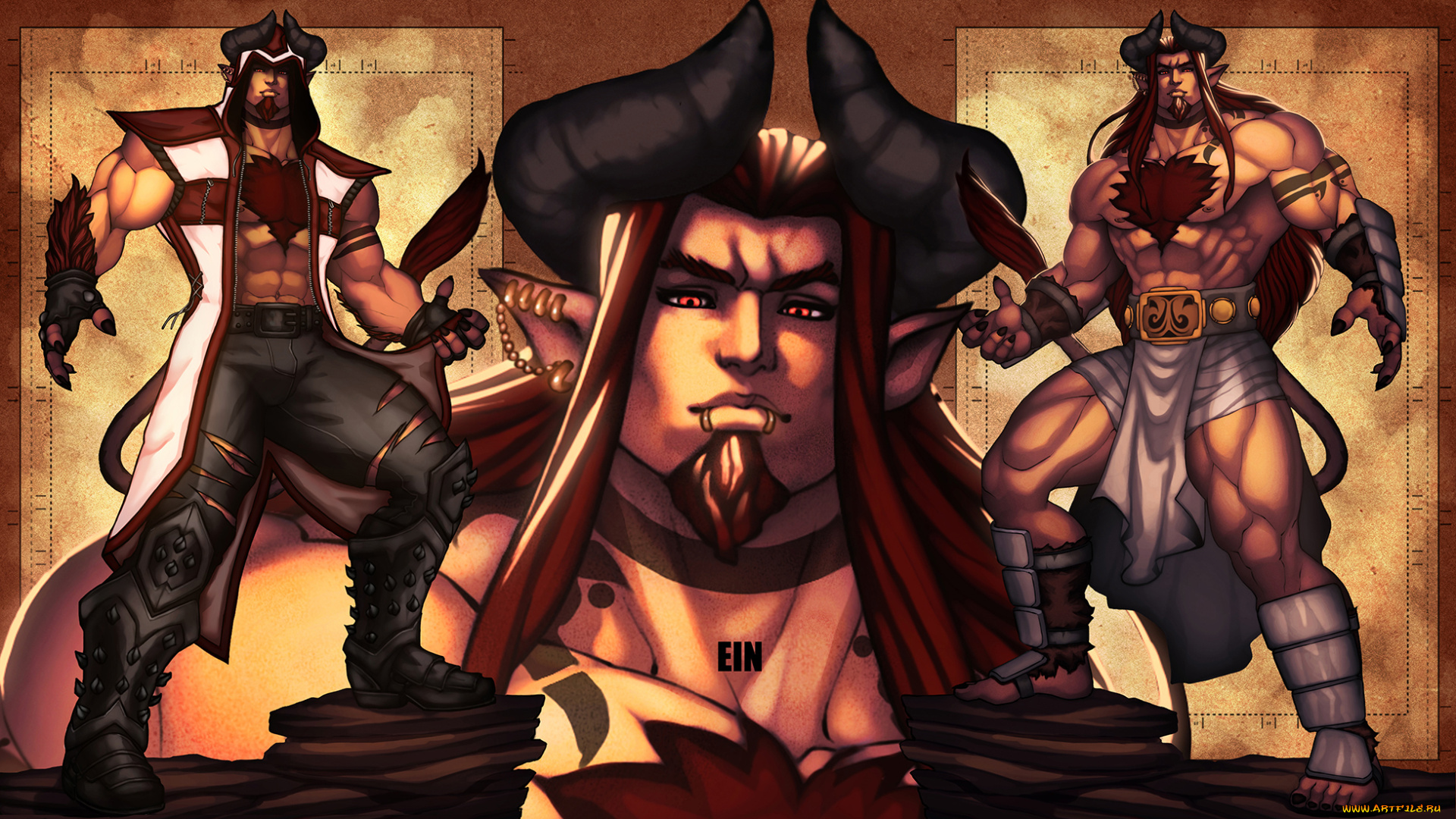 рисованное, комиксы, взгляд, фон, мужчина