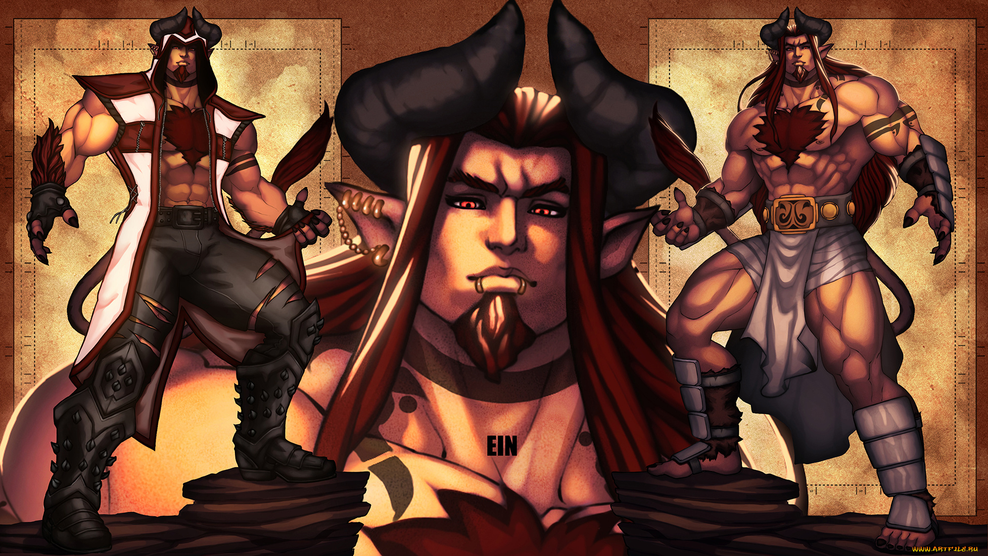 рисованное, комиксы, взгляд, фон, мужчина