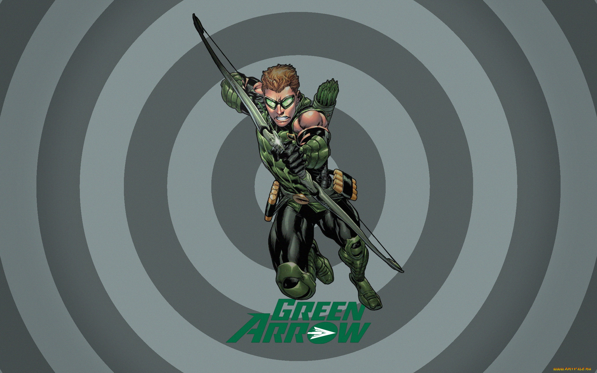 рисованное, комиксы, униформа, лук, взгляд, фон, мужчина