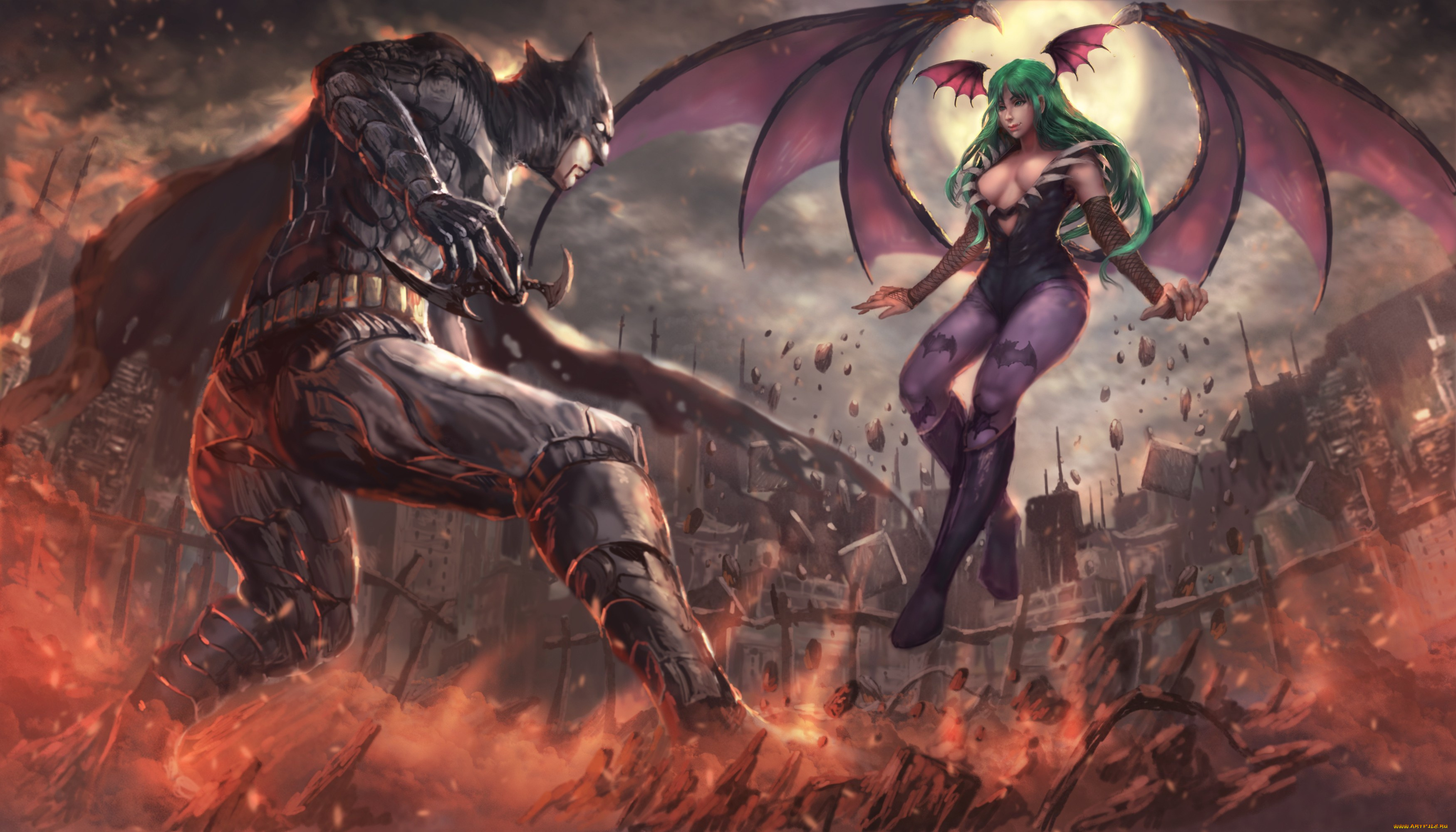 рисованное, комиксы, girl, animated, film, combat, hero