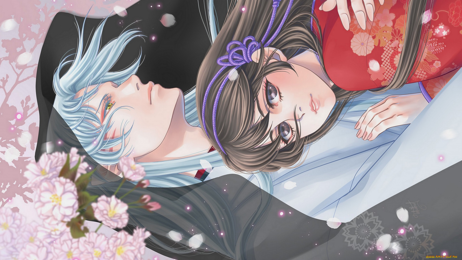 аниме, inuyasha, рин, сешоумару