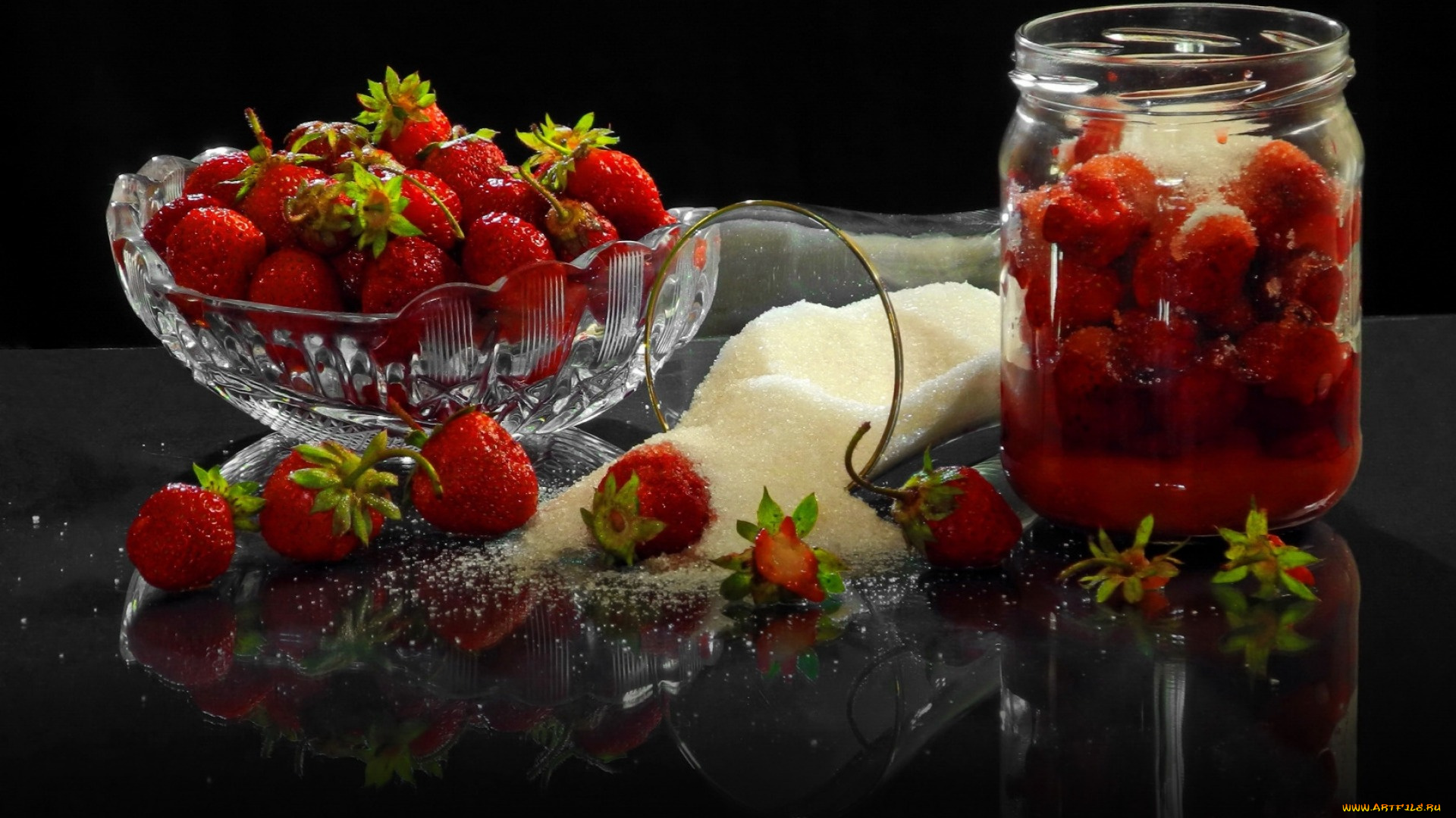 еда, клубника, , земляника