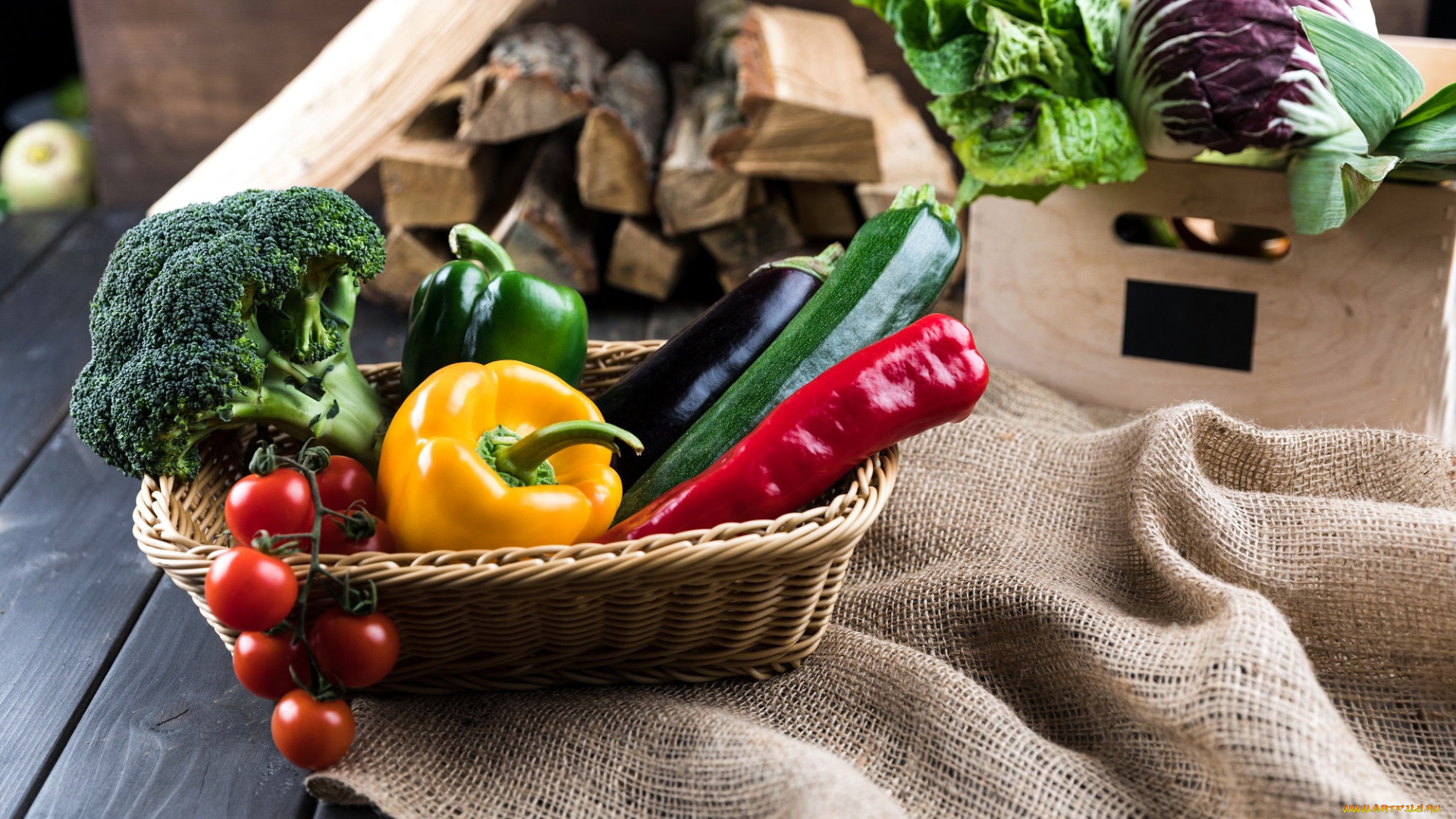 еда, овощи, цуккини, баклажан, помидоры, перец, брокколи, томаты