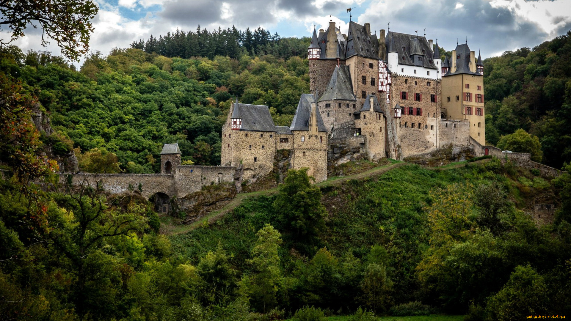 eltz, castle, города, замки, германии, eltz, castle