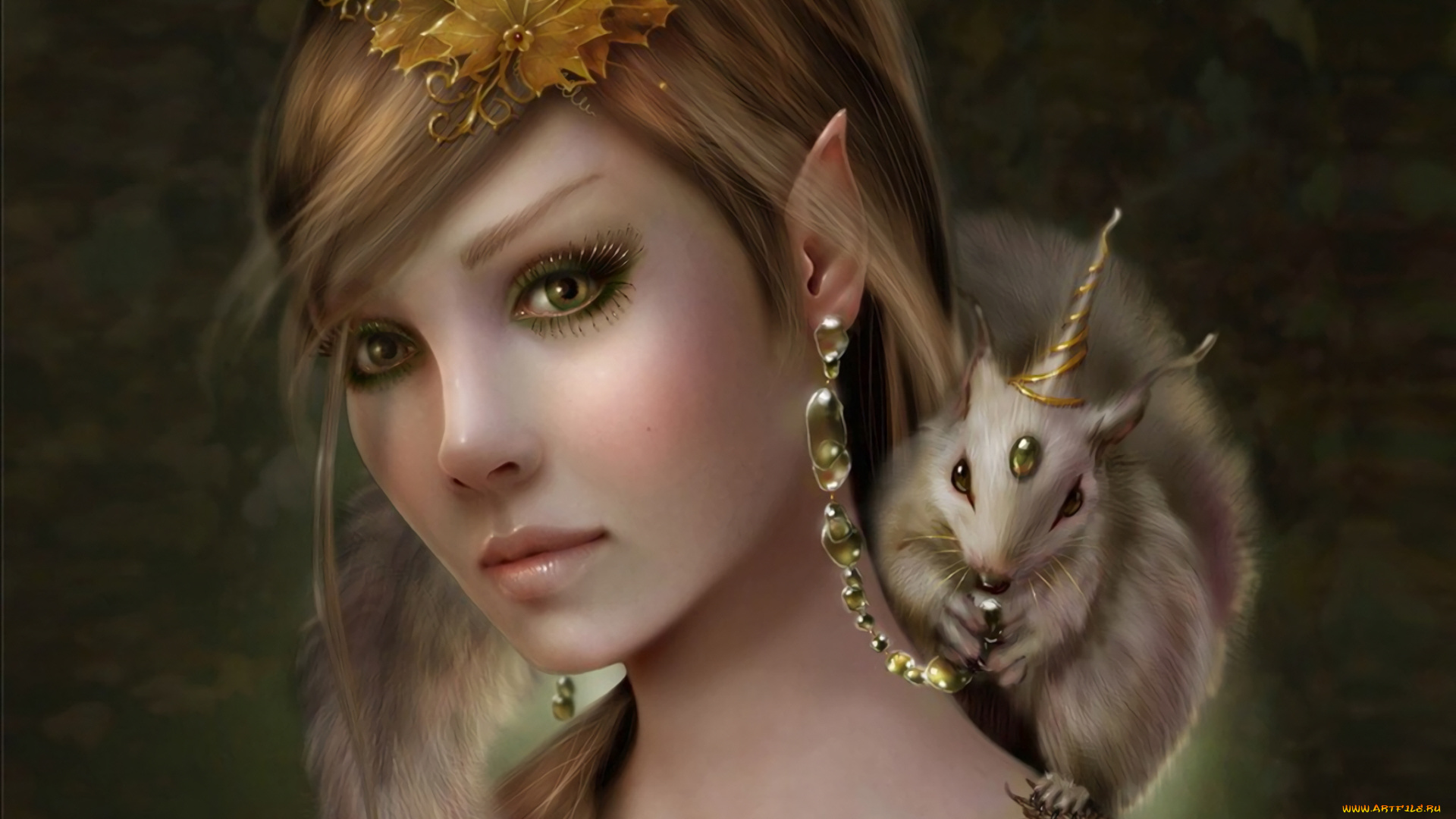 фэнтези, эльфы, взгляд