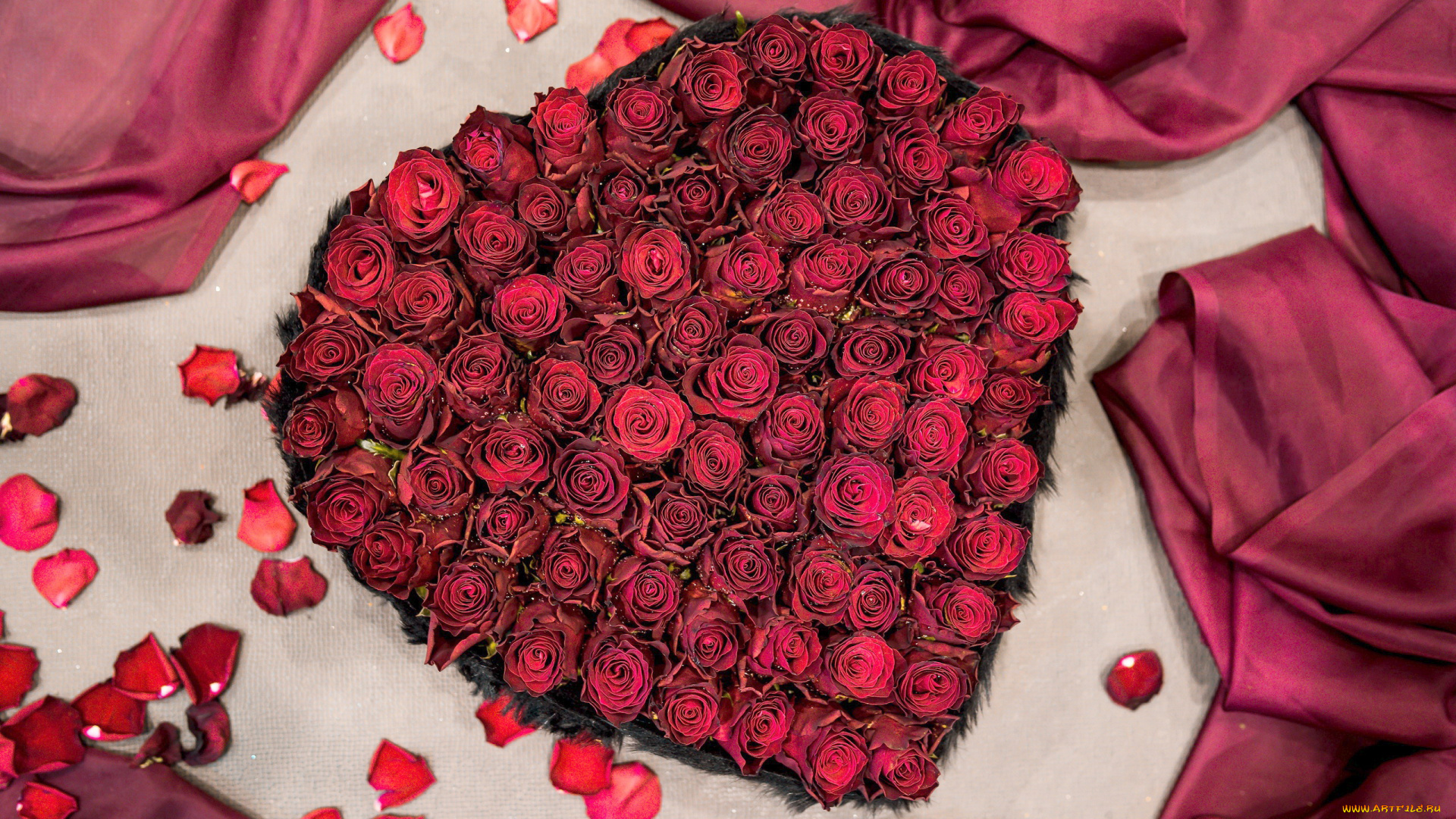 праздничные, день, святого, валентина, , сердечки, , любовь, розы