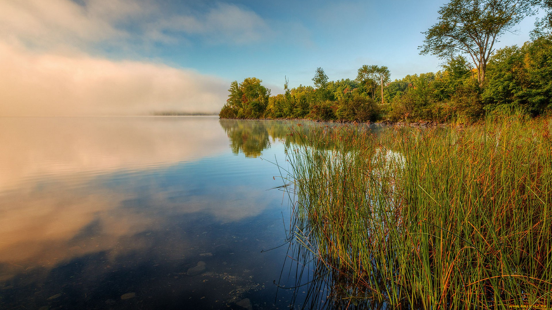 природа, реки, озера, простор