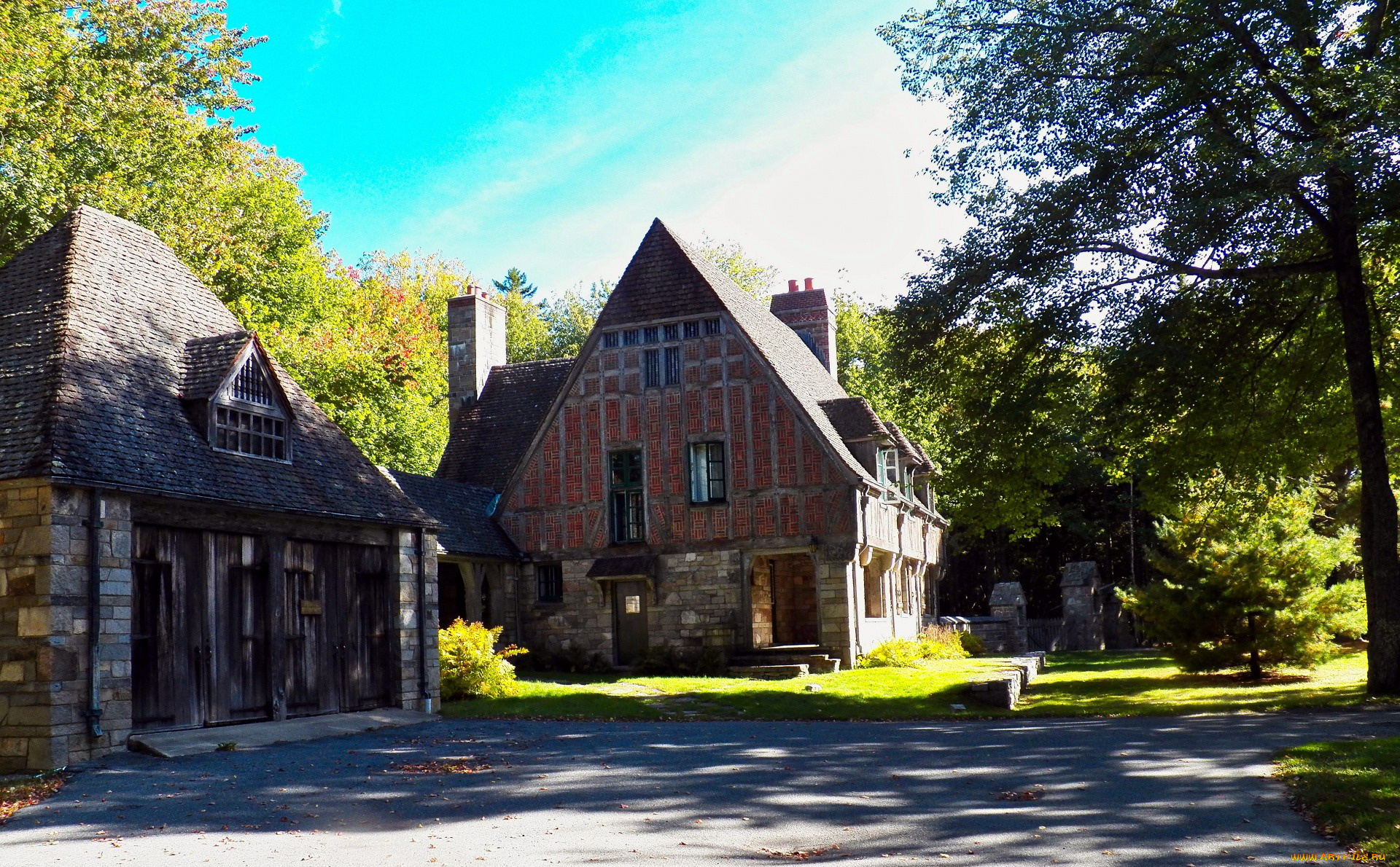 города, -, здания, , дома, коттедж