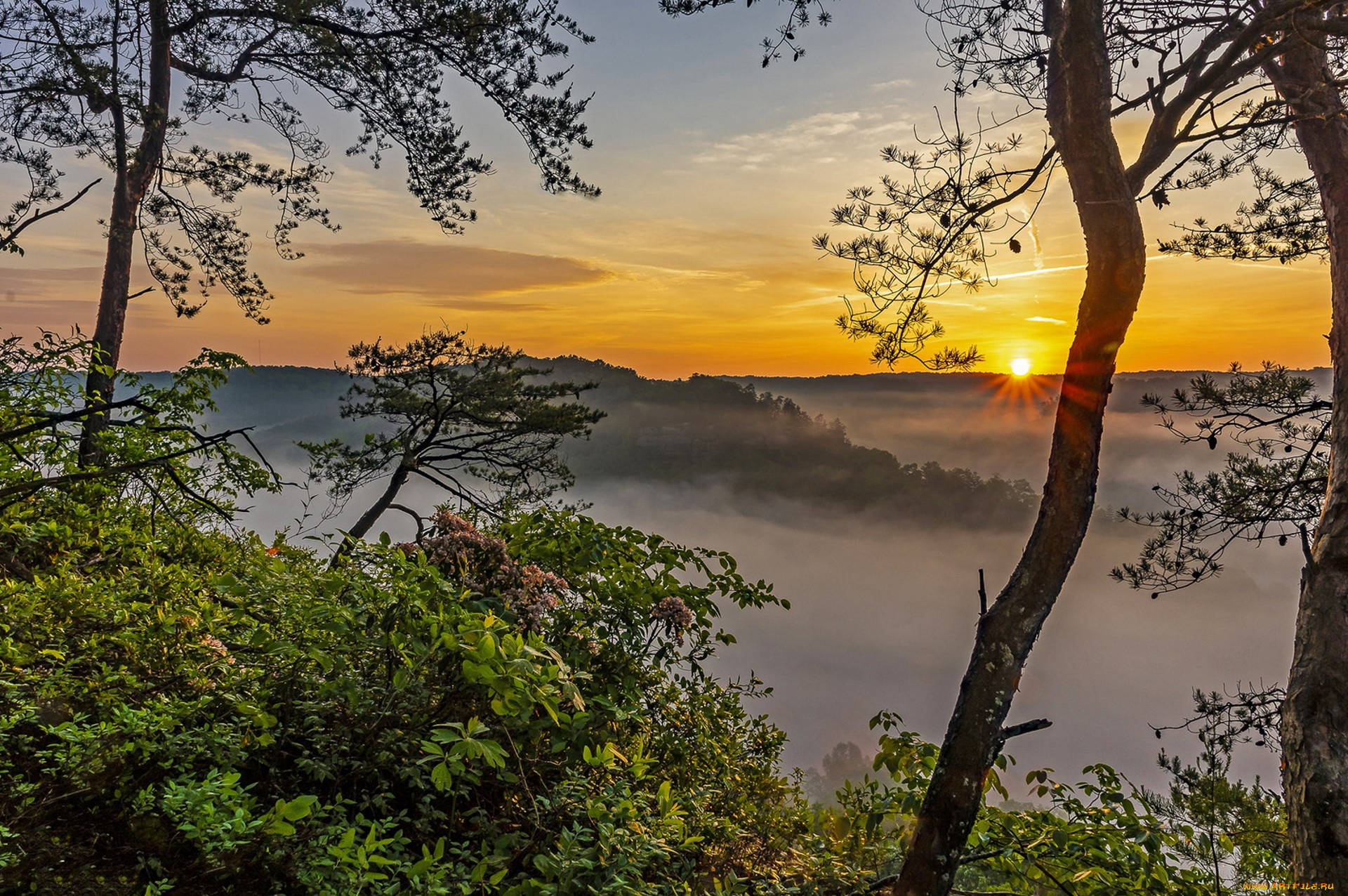 природа, восходы, закаты, простор