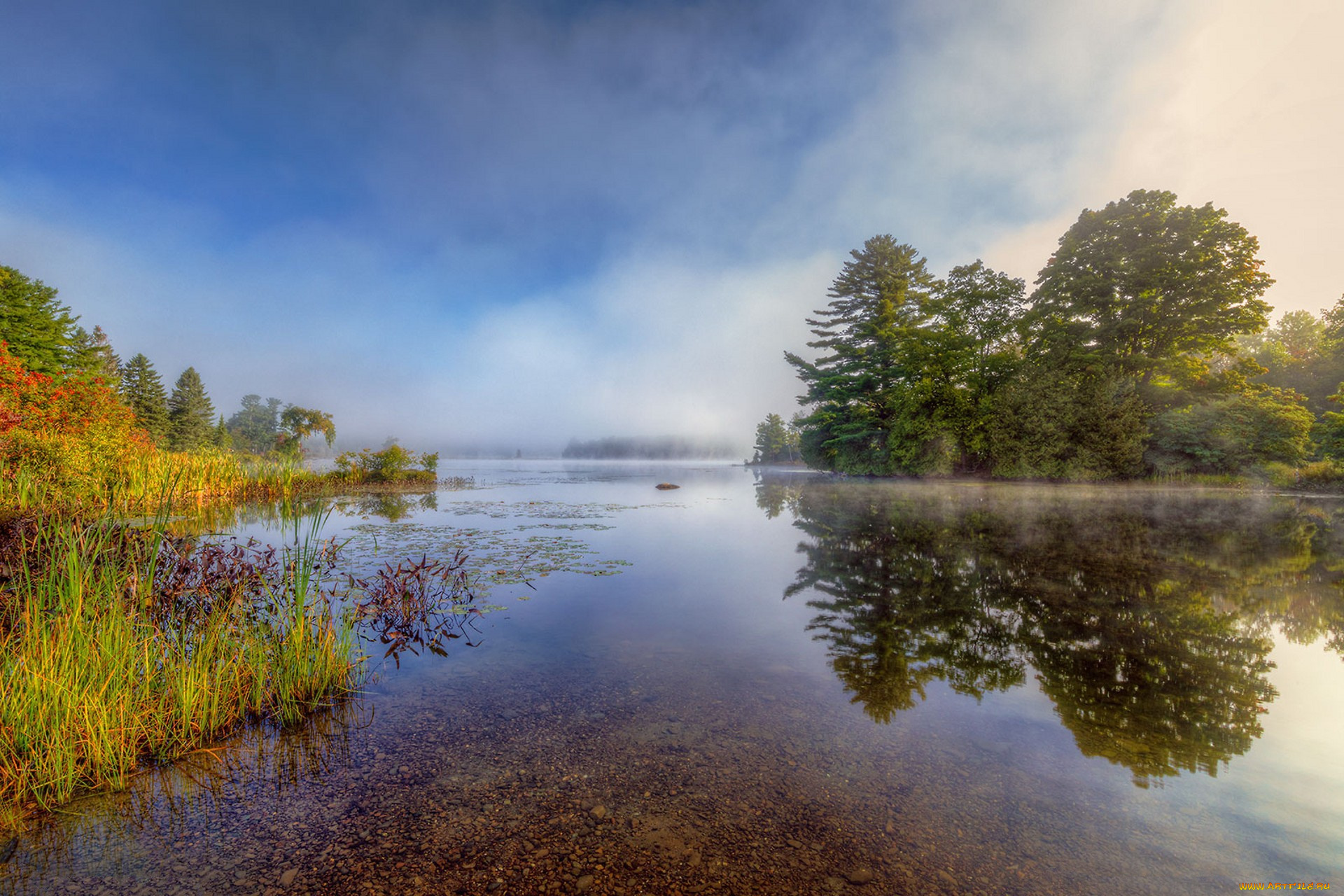природа, реки, озера, простор