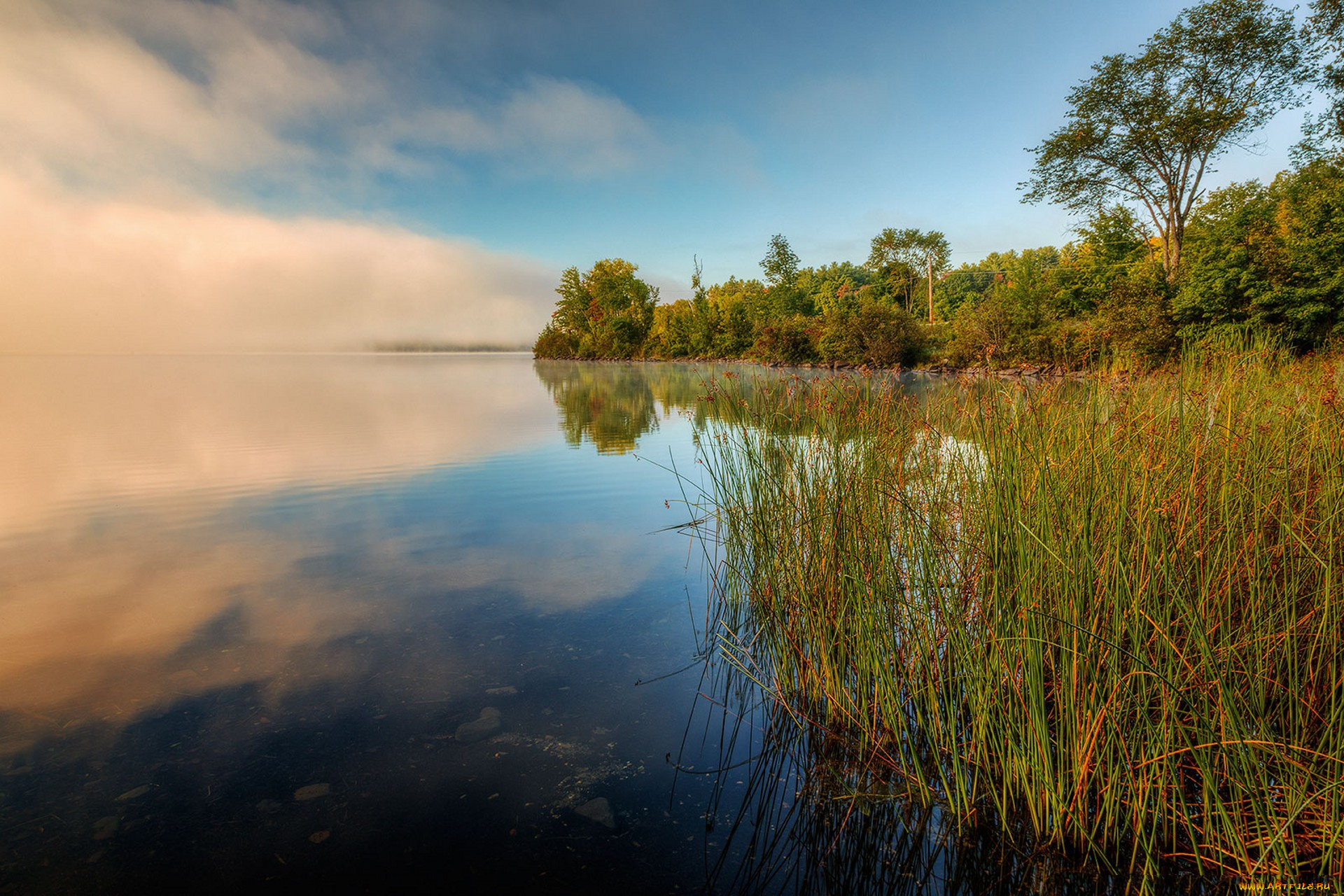 природа, реки, озера, простор