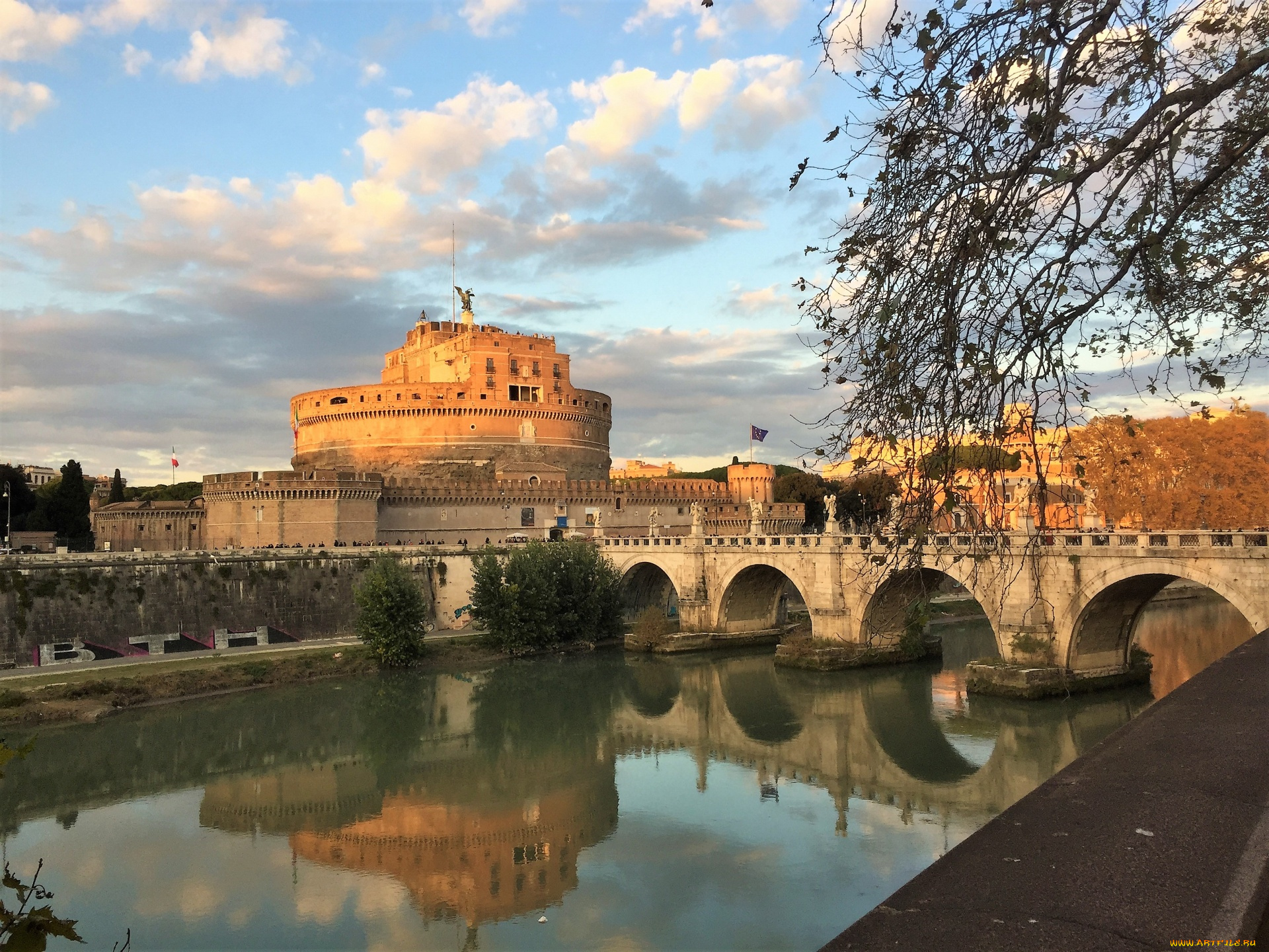 castel, sant`angelo, города, рим, , ватикан, , италия, castel, sant'angelo