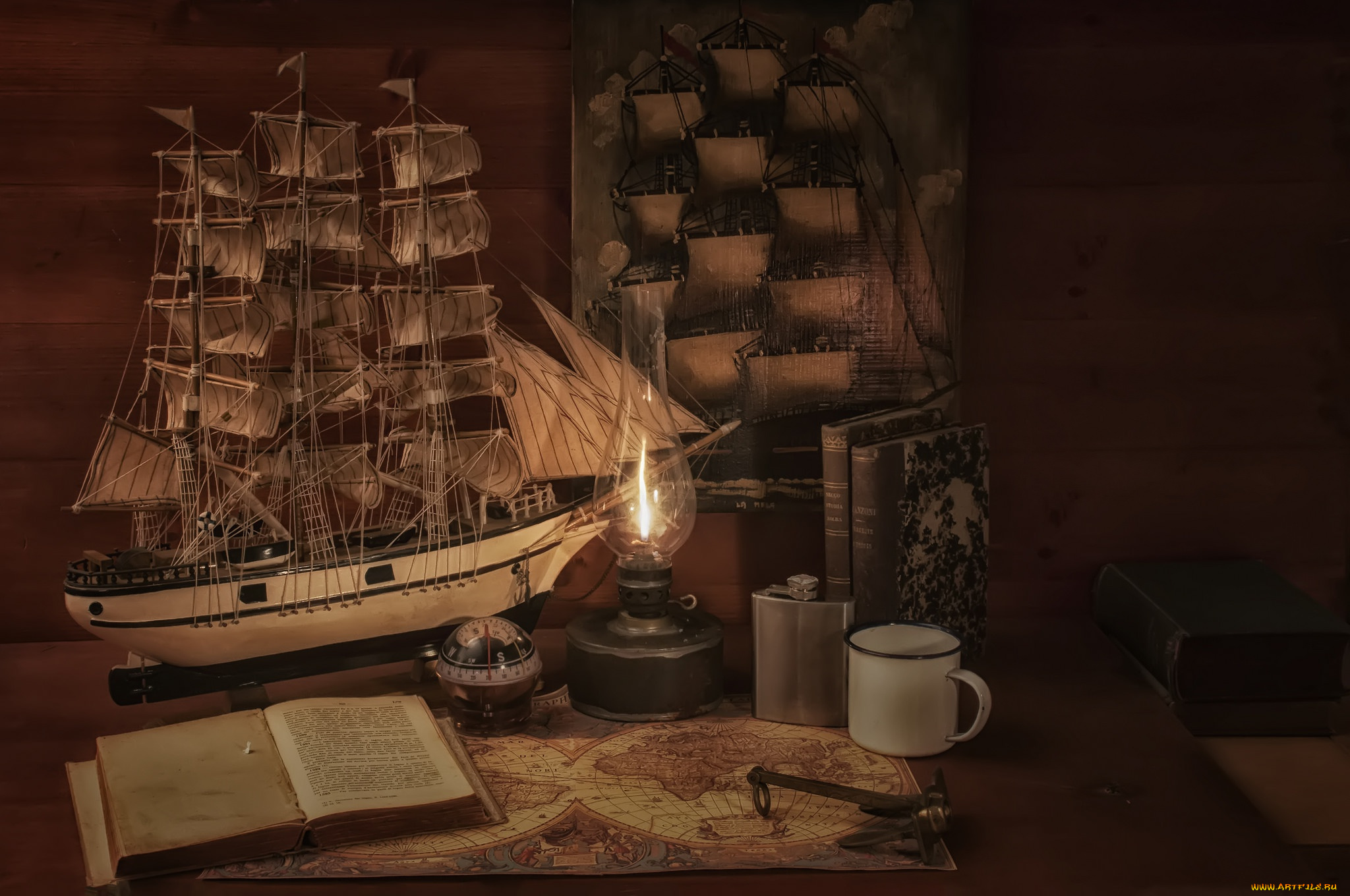 разное, ремесла, , поделки, , рукоделие, фляга, книга, парусник, карта, лампа