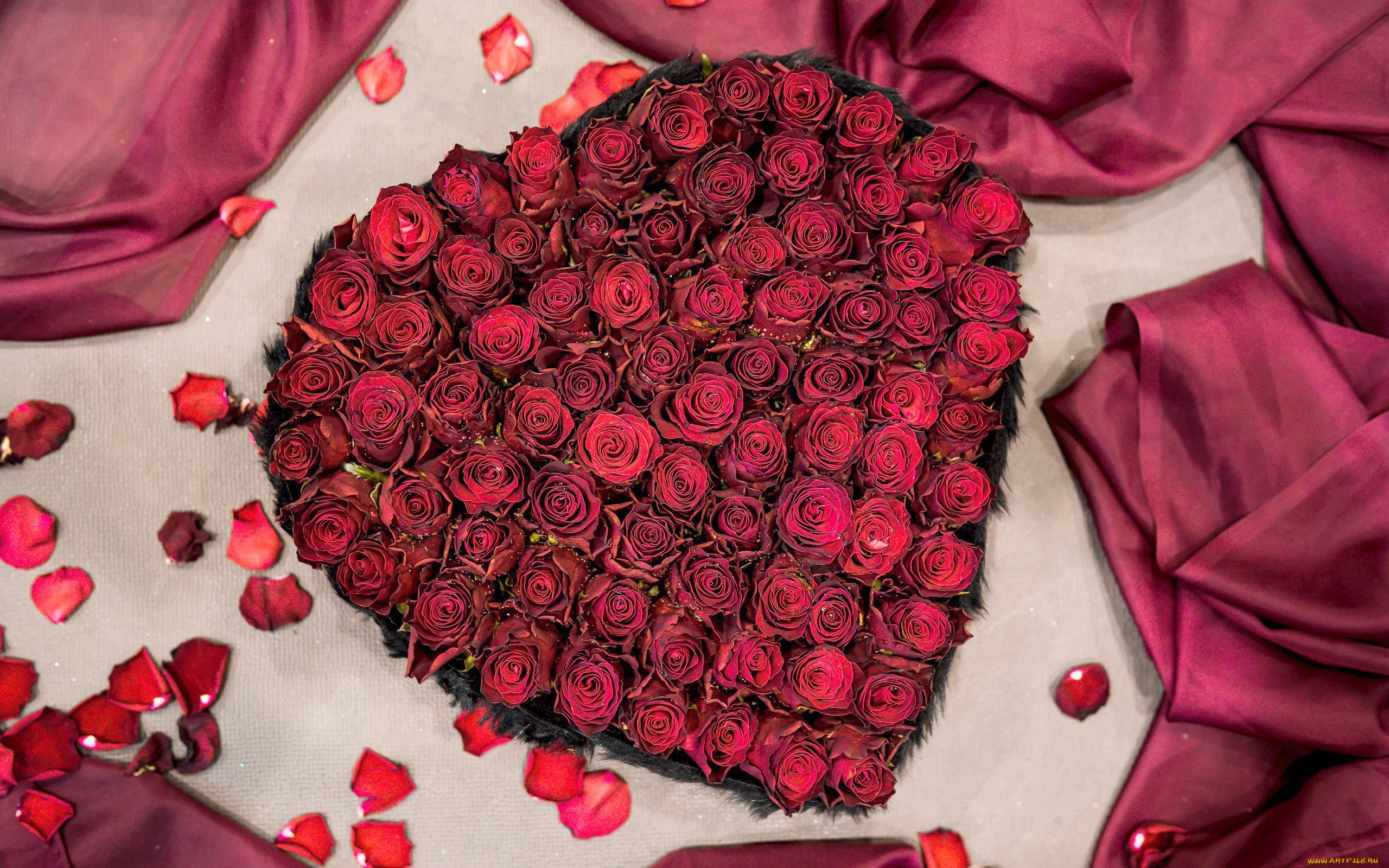 праздничные, день, святого, валентина, , сердечки, , любовь, розы