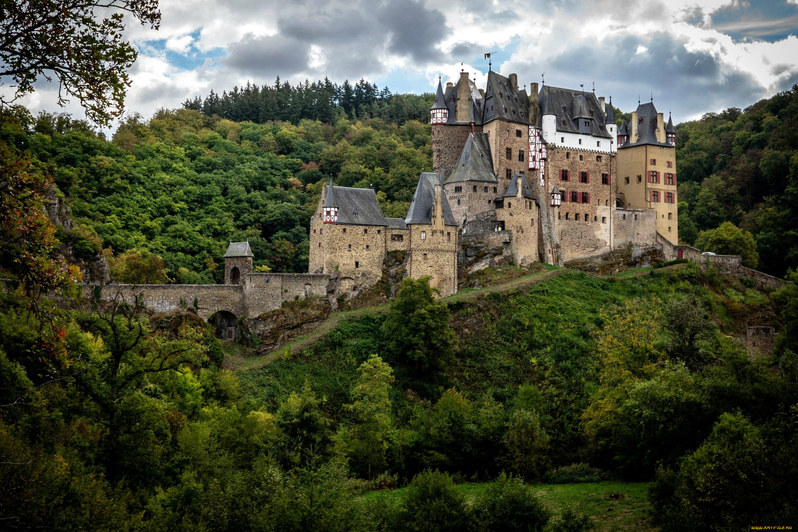 eltz, castle, города, замки, германии, eltz, castle