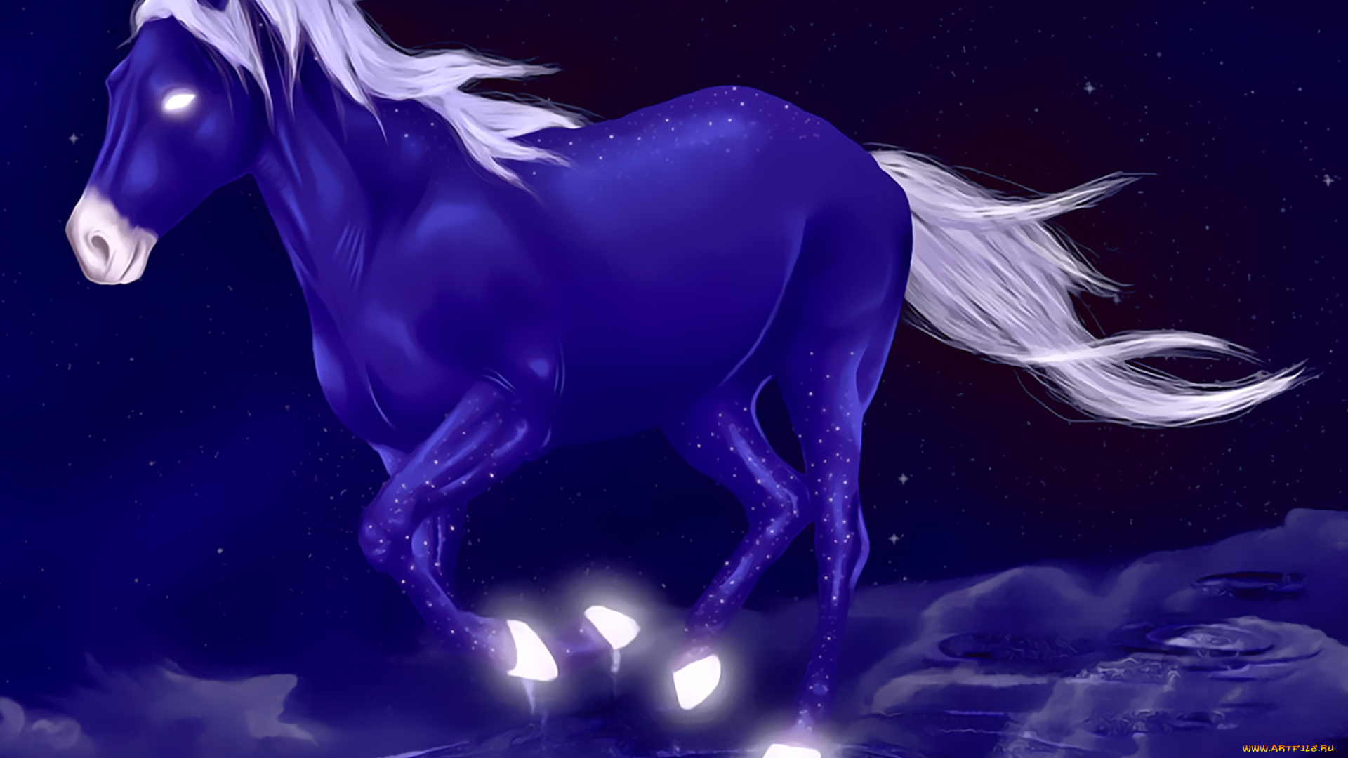 календари, фэнтези, 2019, calendar, конь, лошадь