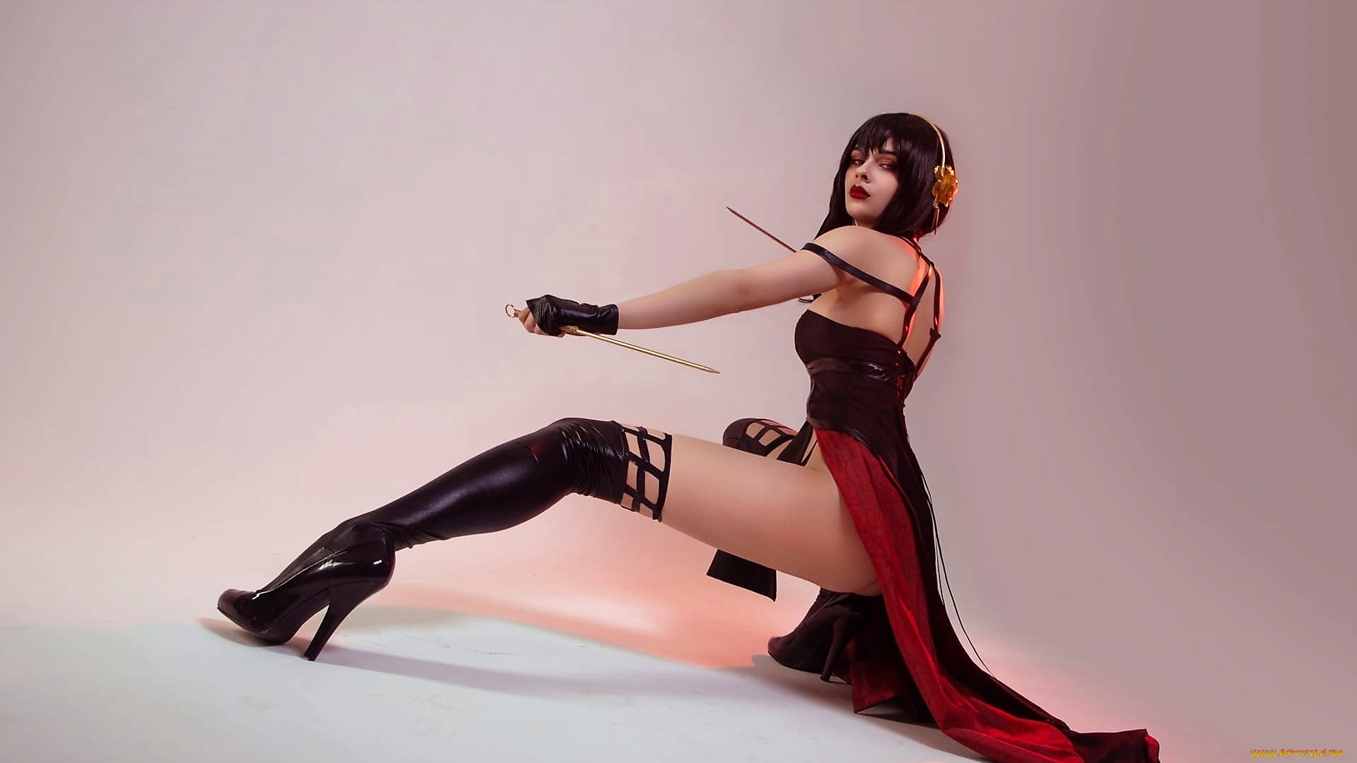 kurumirori, девушки, -, креатив, , косплей, образ, костюм, оружие